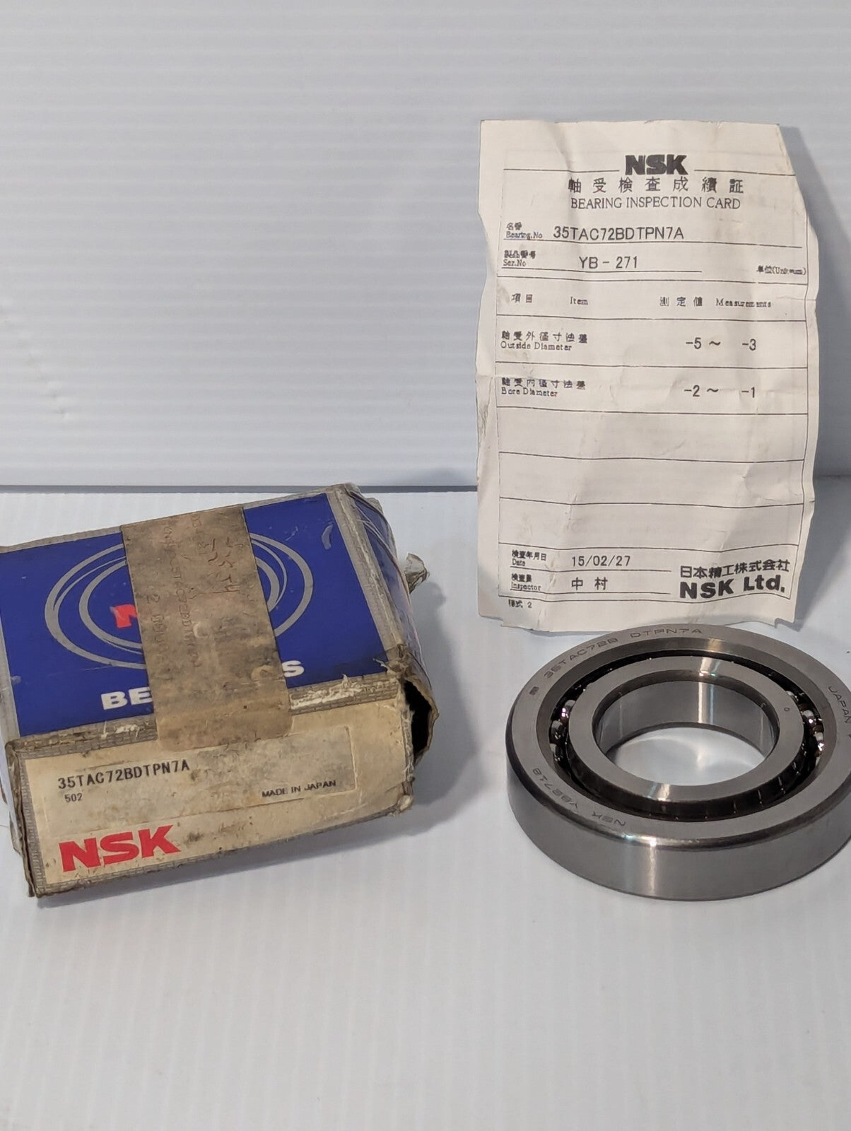 NSK 35TAC72BDTPN7A Super Precision Bearing