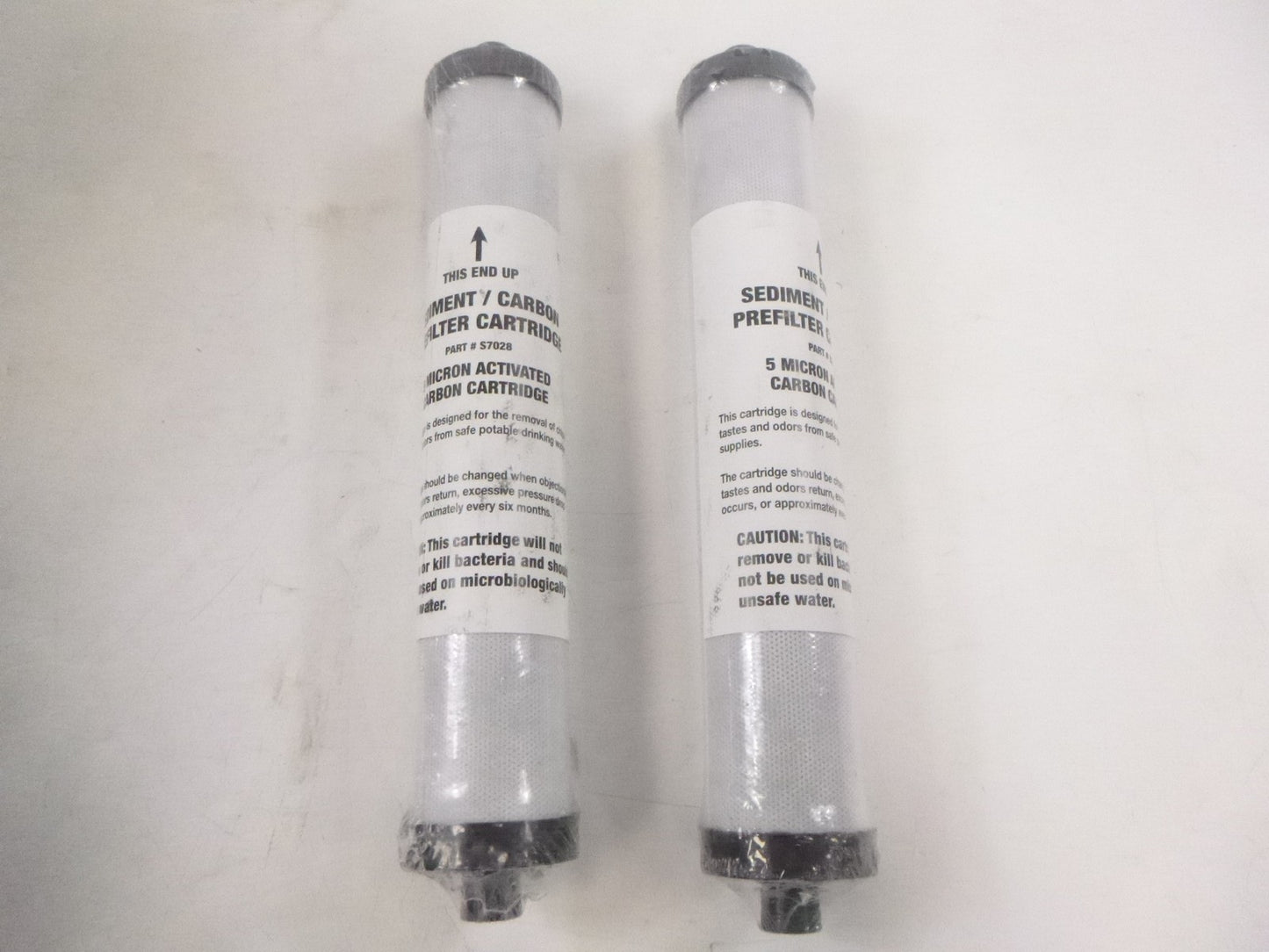 2 Pack Microline Sediment CarbonBlock Filter Cartridge S7028 ForChlorine Removal
