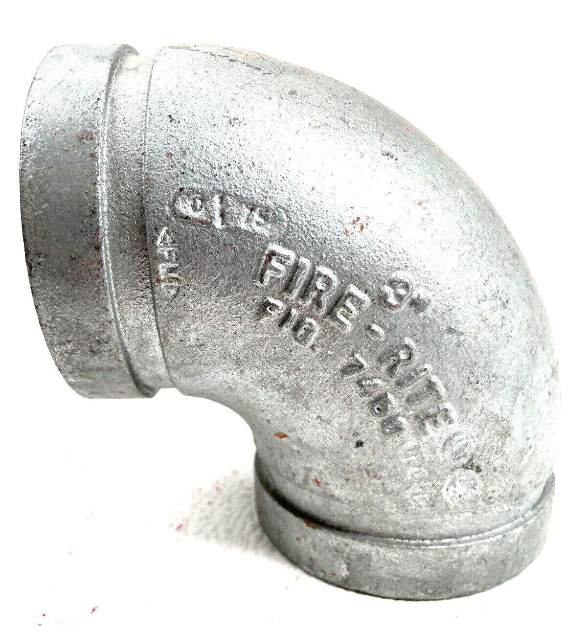 Gruvlok Fire-Rite Style 7450 3" Galvanized 90-Degree Elbow Grooved Pipe Fitting