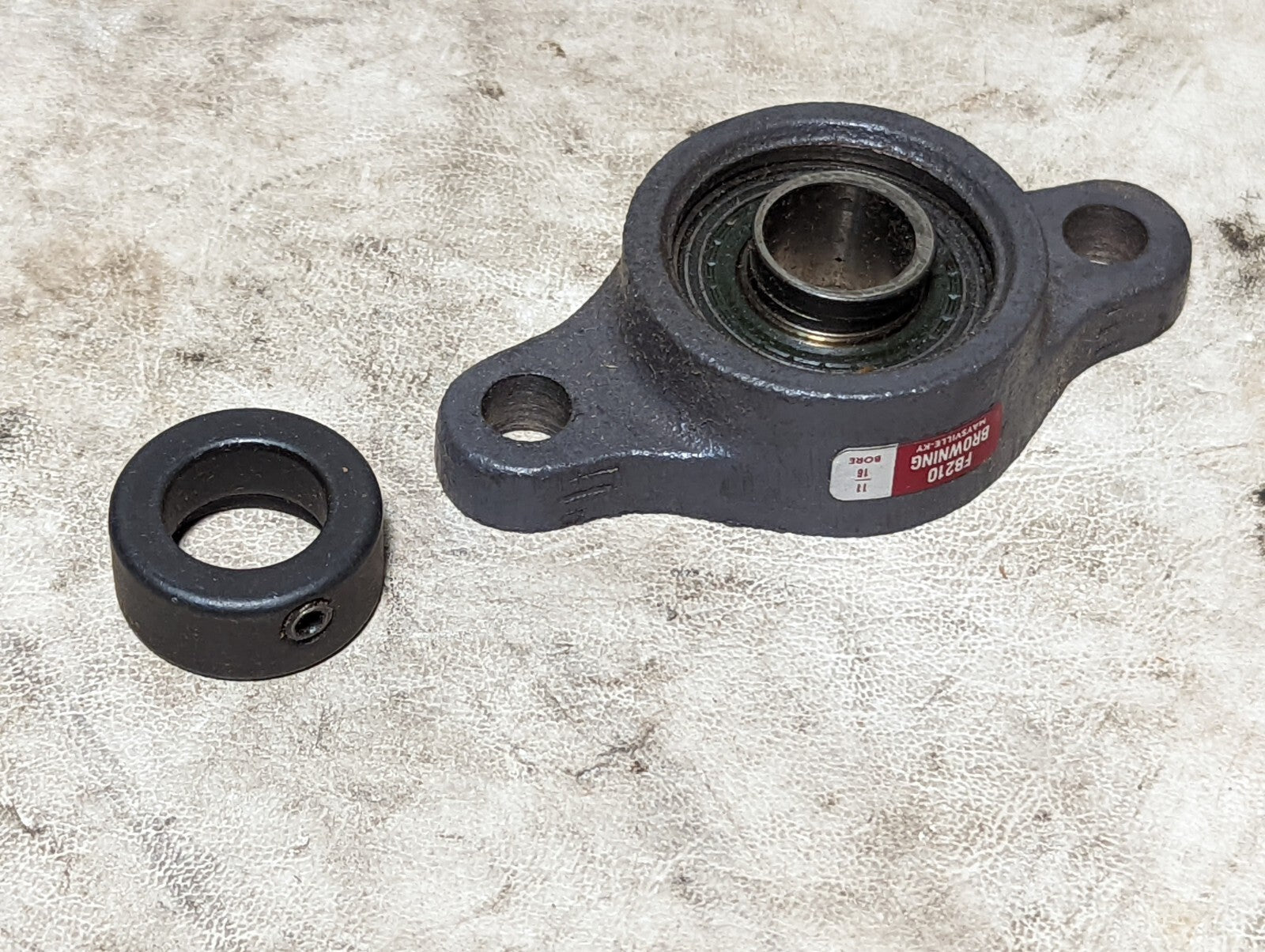 Browning FB210 11/16 flange block, 11/16" bore