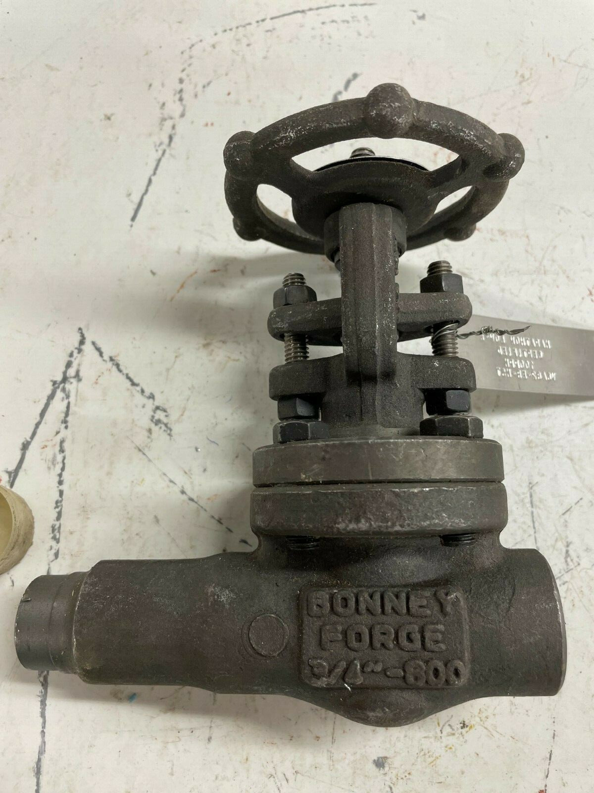 BONNEY FORGE ML11-LE Gate Valve 3/4" 800 THD x MSW A105N Forged Steel Trim #8