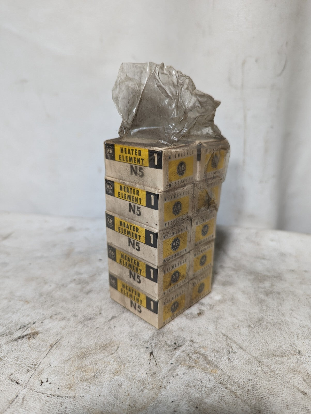 Lot of 10 Allen-Bradley N5 heater elements