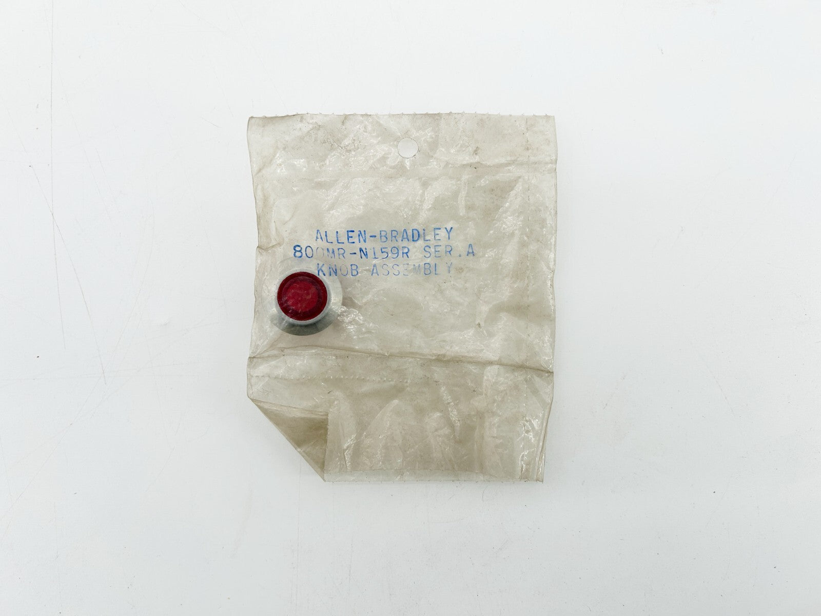 New Allen Bradley 800MR-N159R Pushbutton Cap 22MM Red Illuminated Ser.A