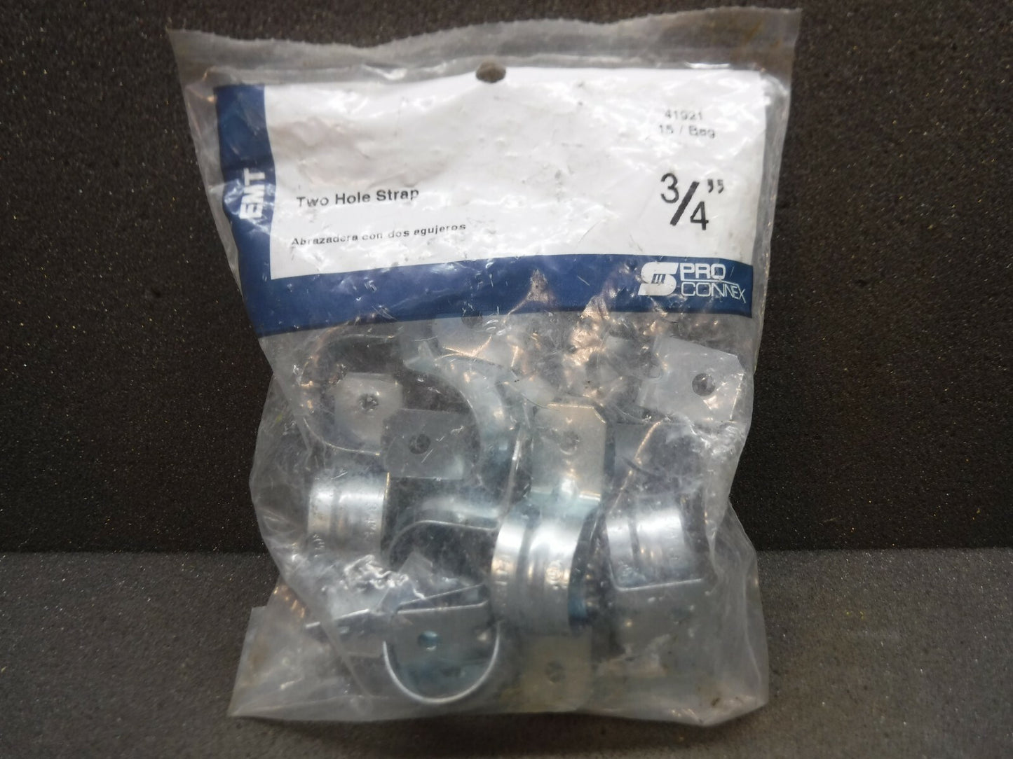 EMT Conduit Hardware 35D8 Two Hole Strap 41921 3/4 Inch Steel EMT Conduit (New)