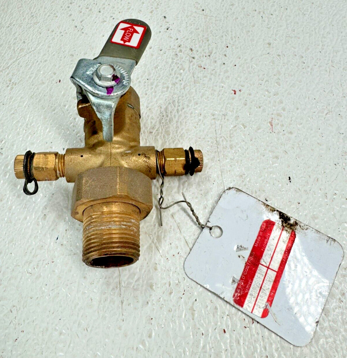 (USED) GRISWOLD CONTROLS CPP2QSQS0FI0 Quickset Brass Balancing Ball Valve