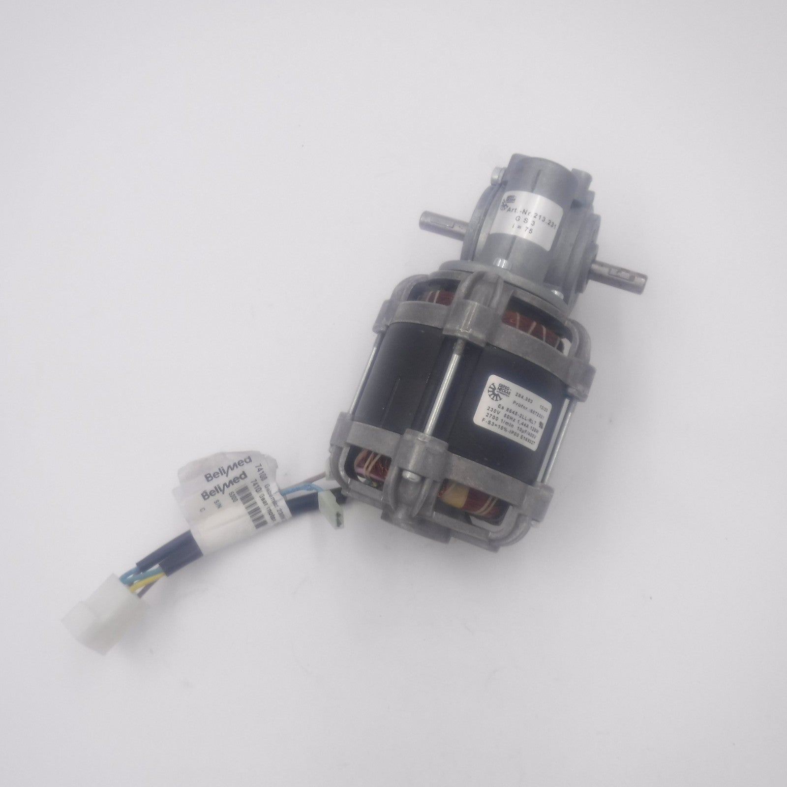 BeliMed 74108 Gear Motor 230V For 20 Glass Door of WD290 Washer Disinfector