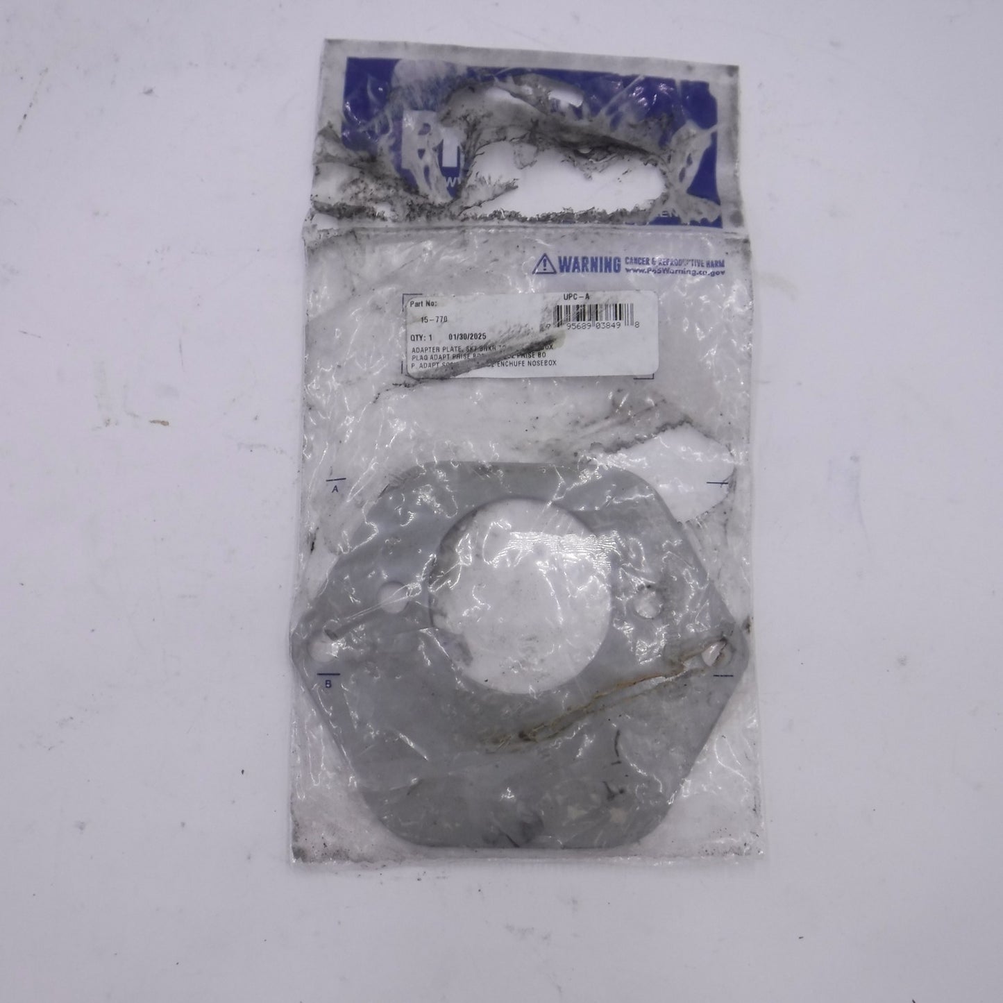 Phillips Powder Coated Plate Nose Box Adapter Socketplate 10GA Steel 15-770