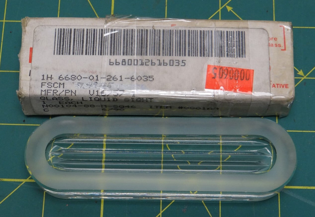 Jerguson Size 1 Reflex Gage Glass, 3.75 PN V16757-1 NSN 6680-01-261-6035