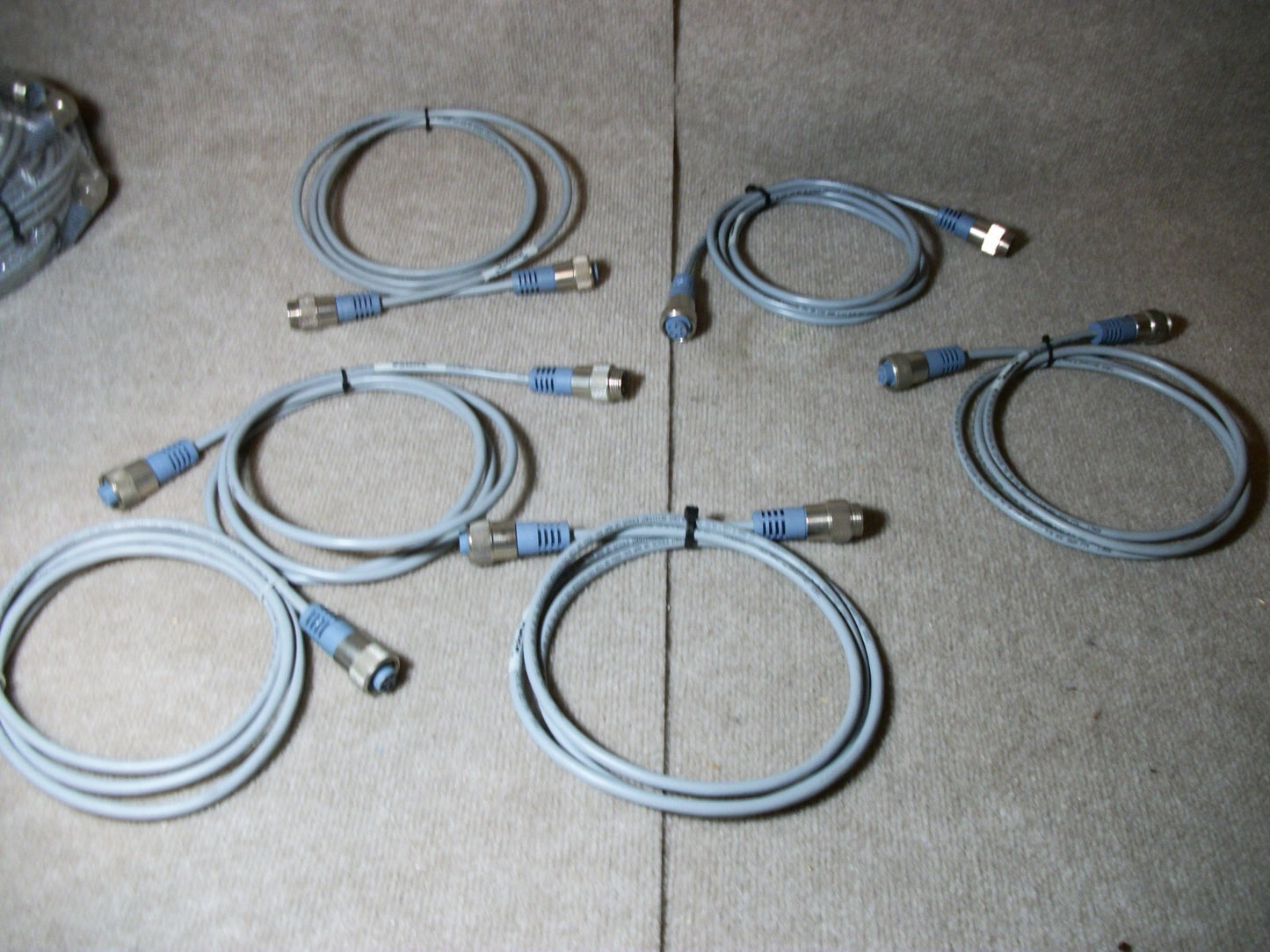 LOT OF 6 NEW   TURCK RSM RKM 572-2M  DOUBLE ENDED