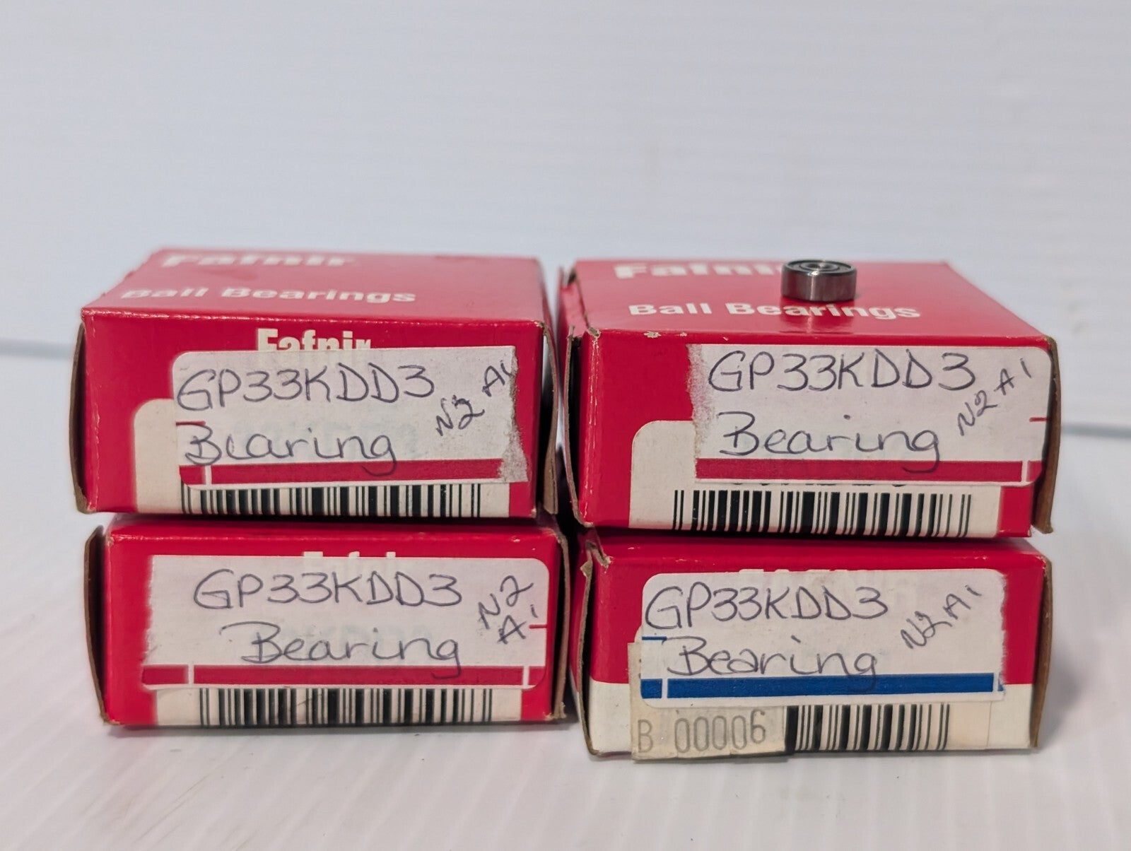 Lot of 4 Torrington / Fafnir P33KDD3 Ball Bearings & Returns