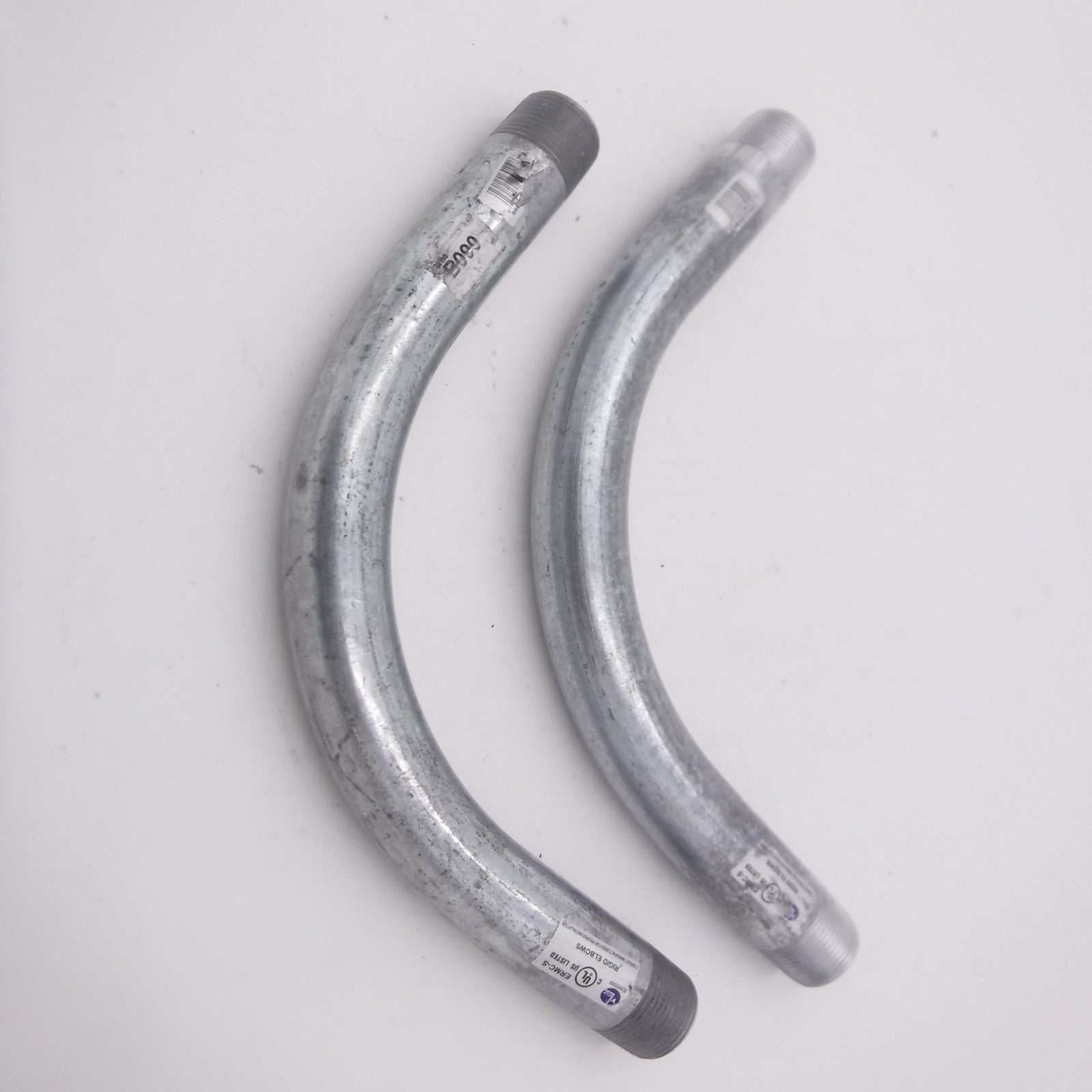 2 Pack Halex 1" Steel 90° Rigid Elbow Fitting 64110