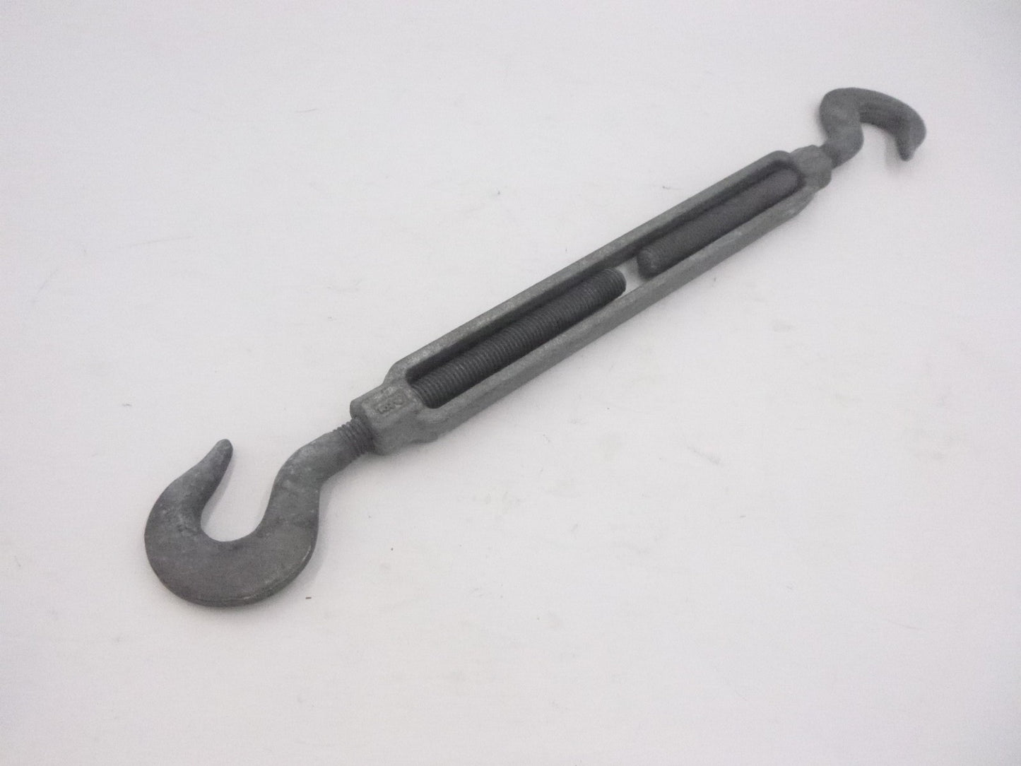 3/4" x 12" Turnbuckle Hook x Hook Carbon Steel Hot Dipped Galvanized