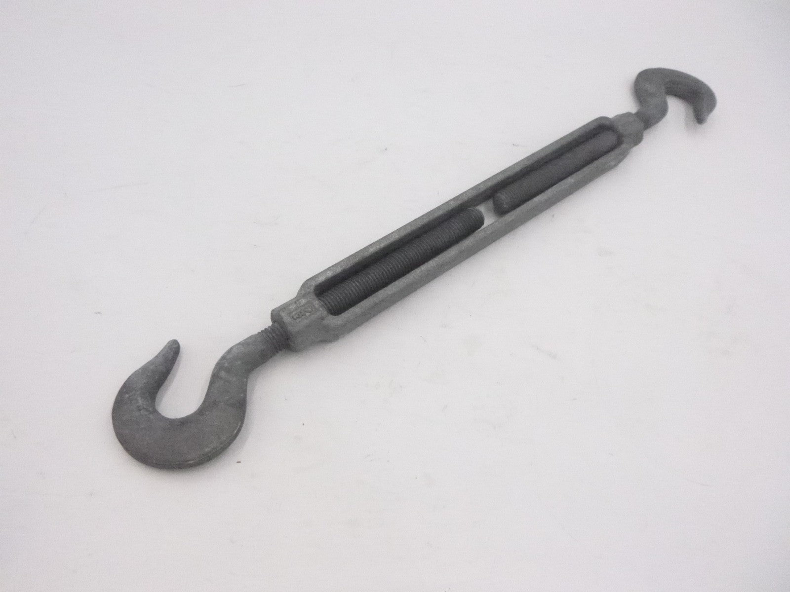 3/4" x 12" Turnbuckle Hook x Hook Carbon Steel Hot Dipped Galvanized