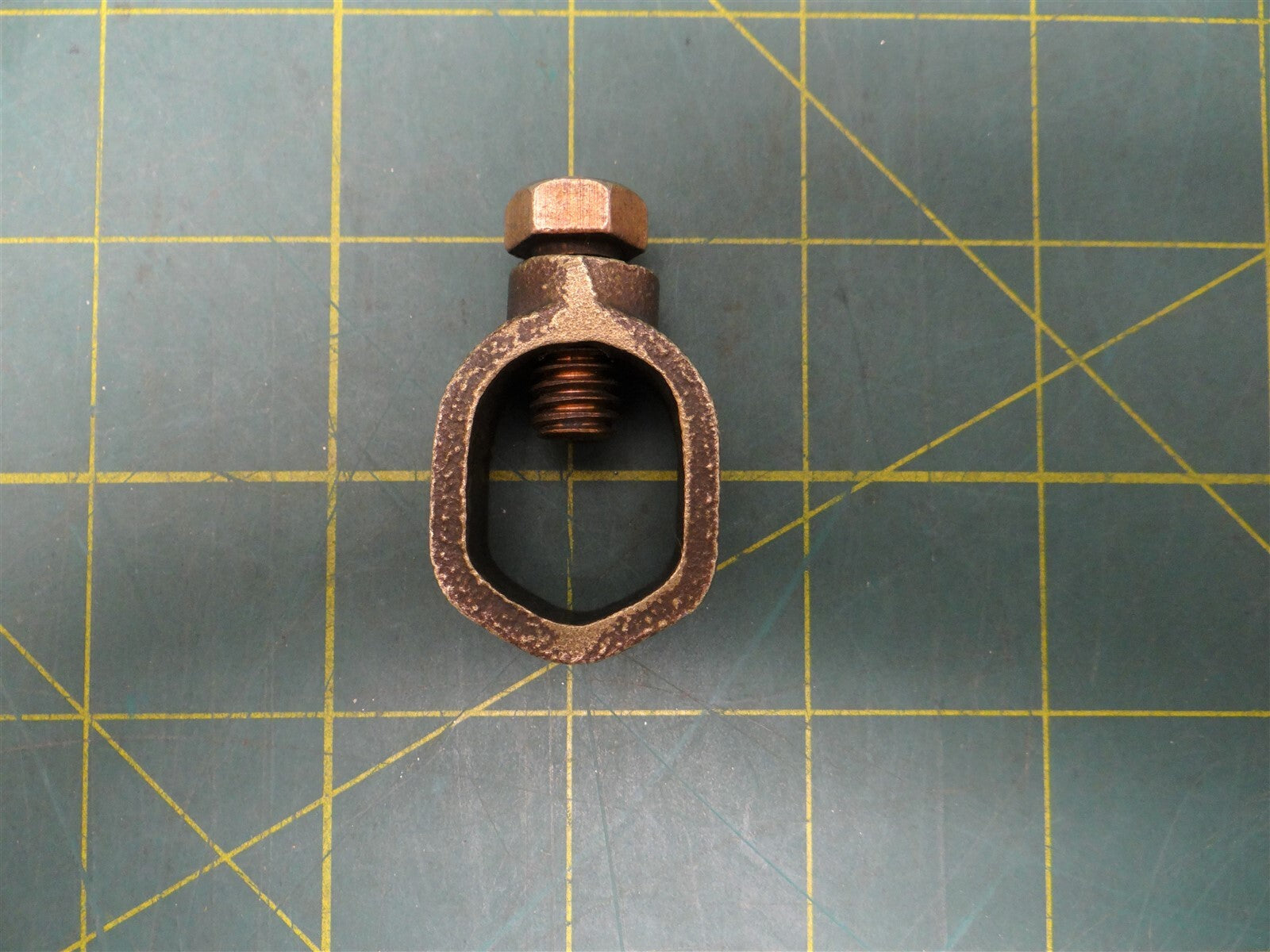 1 Pc Bronze Ground Rod Clamp Direct Burial 10-1 OEC OE-3/4