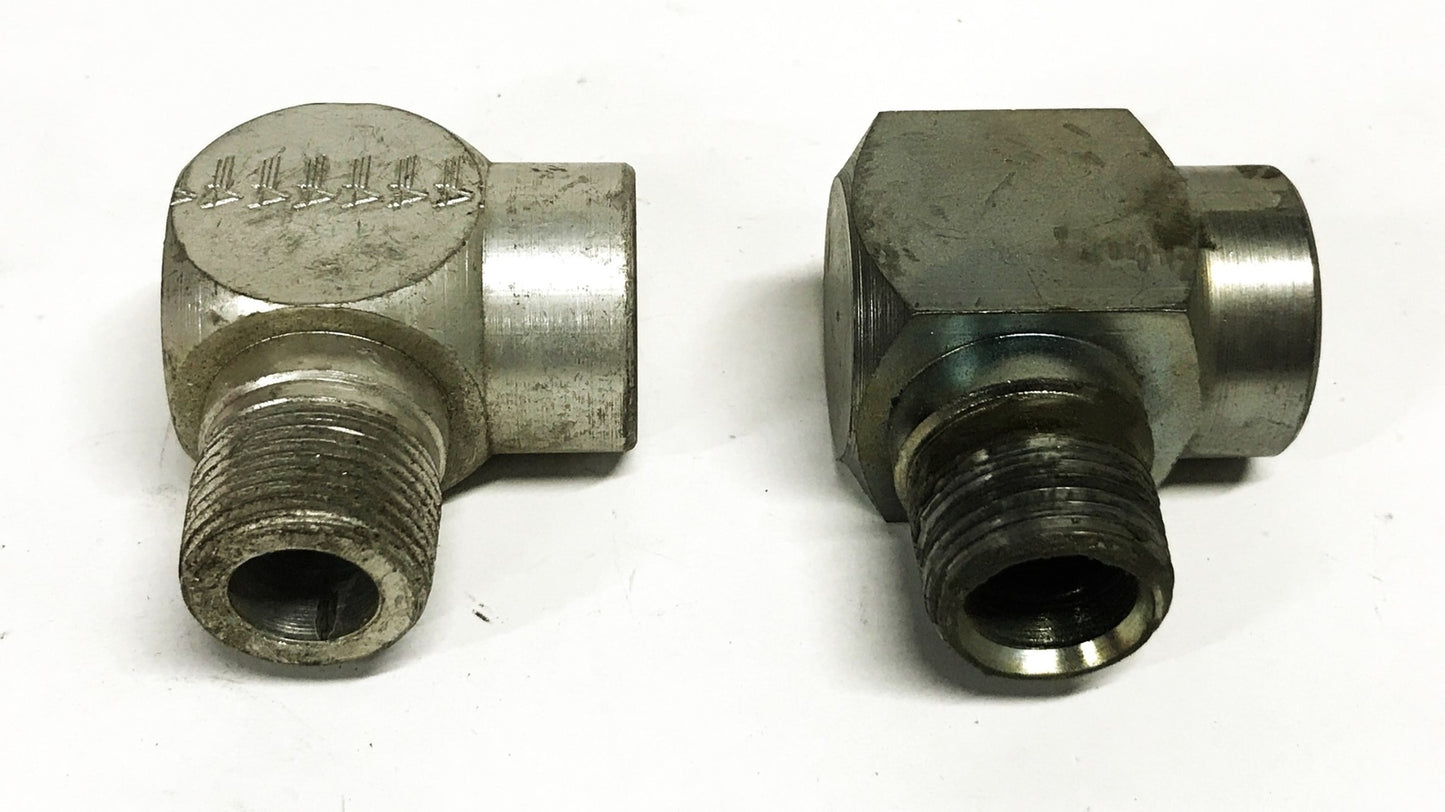 Unbranded Union Elbow Fitting 3/4 Female to 3/4 Male [Lot of 2] NOS