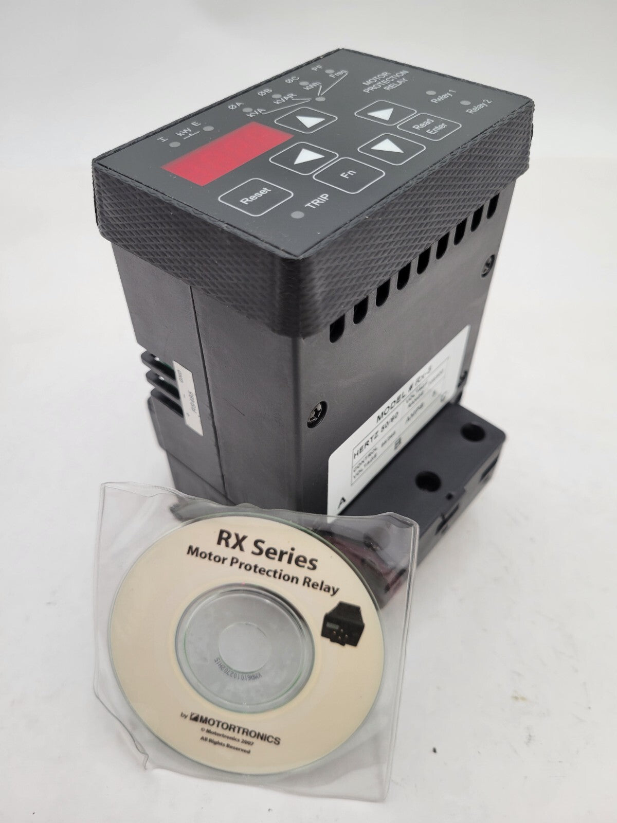 Motortronics RX-5 Motor Protection Relay 5A 208/600V Coil 85/265V 50/60Hz RX Ser