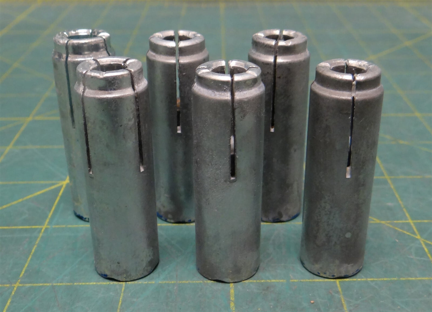 (Qty: 6) 1/2" x 2" Steel Concrete Drop-In Anchor For Transformers, Fans, etc.