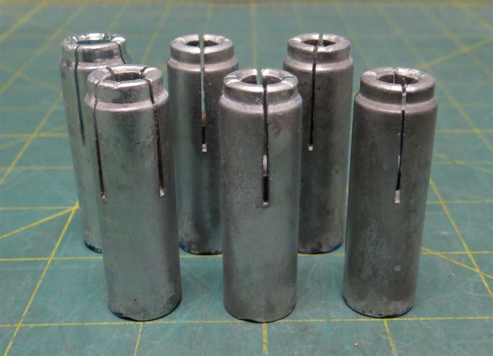 (Qty: 6) 1/2" x 2" Steel Concrete Drop-In Anchor For Transformers, Fans, etc.