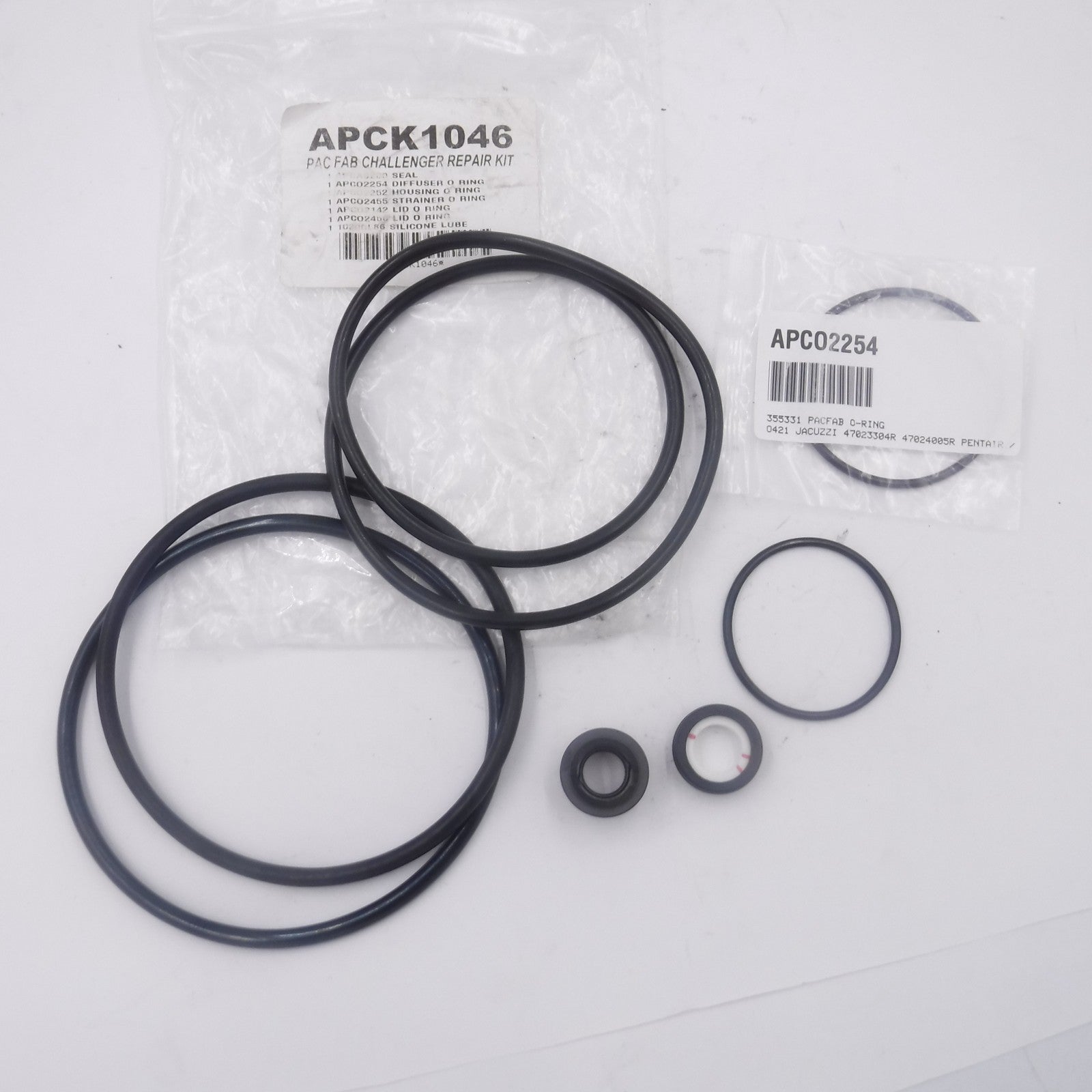 APC APCK1046 Gasket and O-Ring Kit GO-KIT 5 for Pentair Pac-Fab Challenger Pump