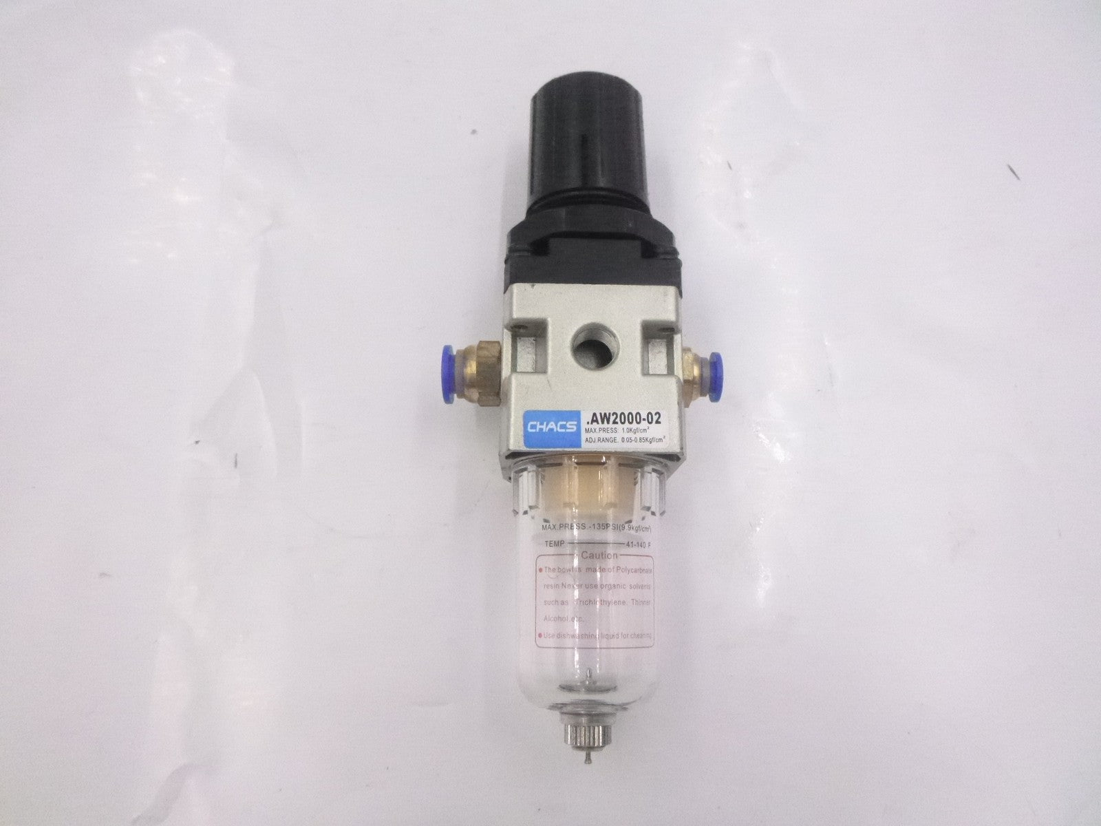 Chacs AW2000-02 Stacking Air Filter Regulator 1/4" 135 PSI