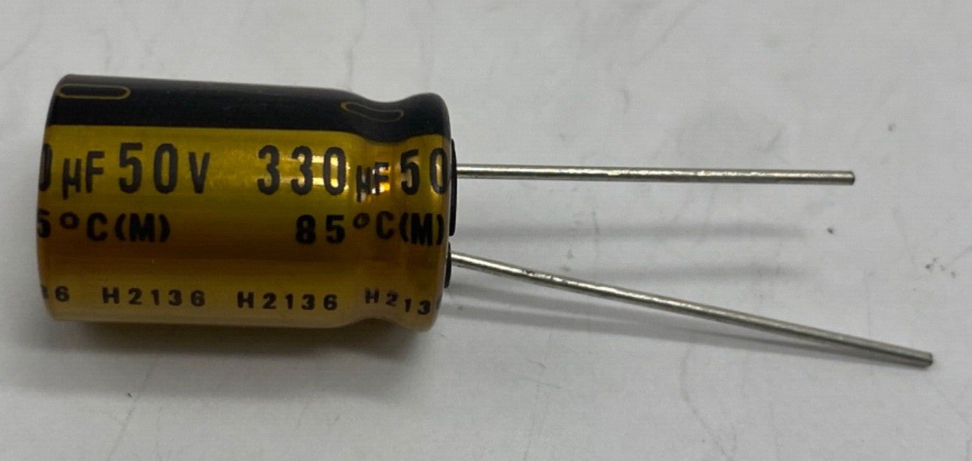 Nichicon UFG1H331MHM Fine Gold polarized electrolytic capacitor 330uf/50v