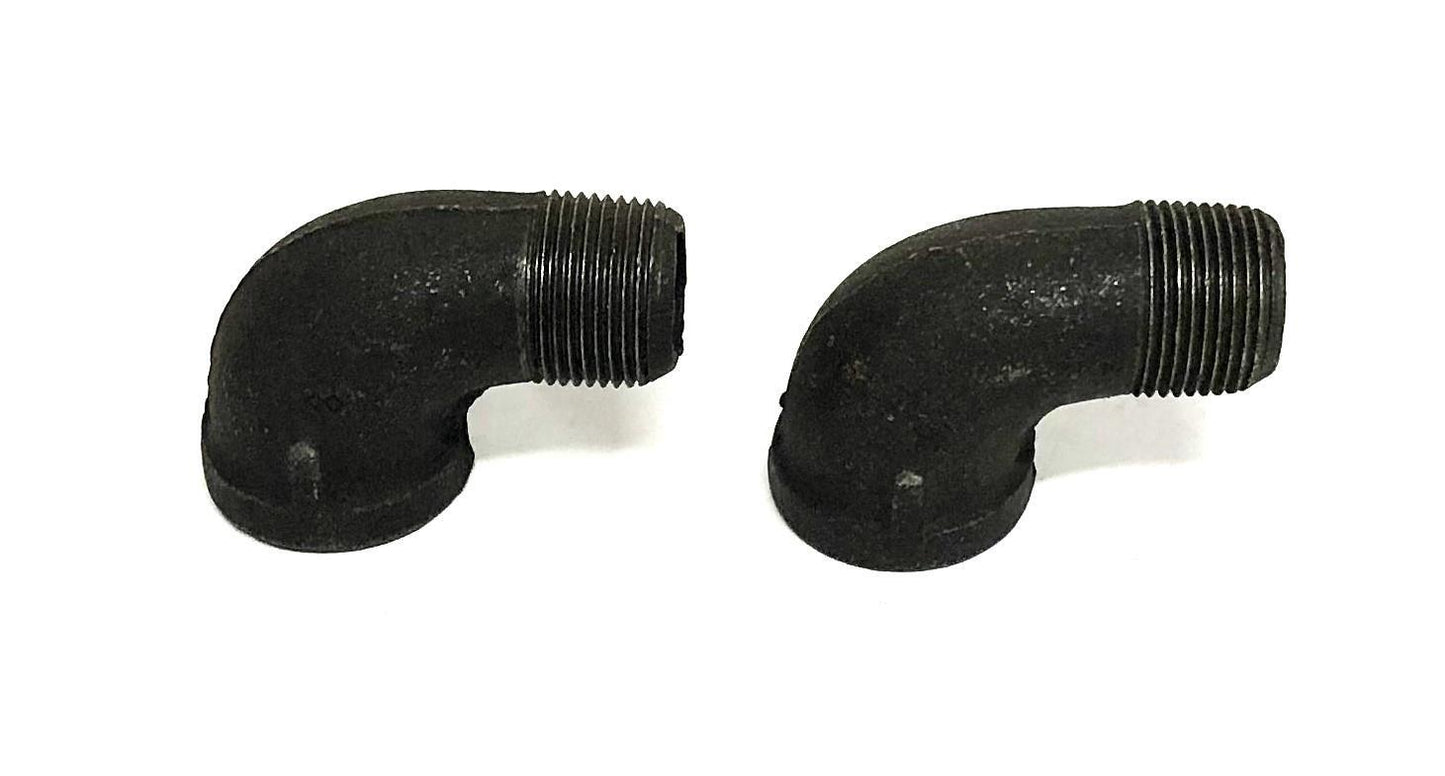 Unbranded 90 Degree Elbow Fitting 1 Inch [Lot of 2] NOS