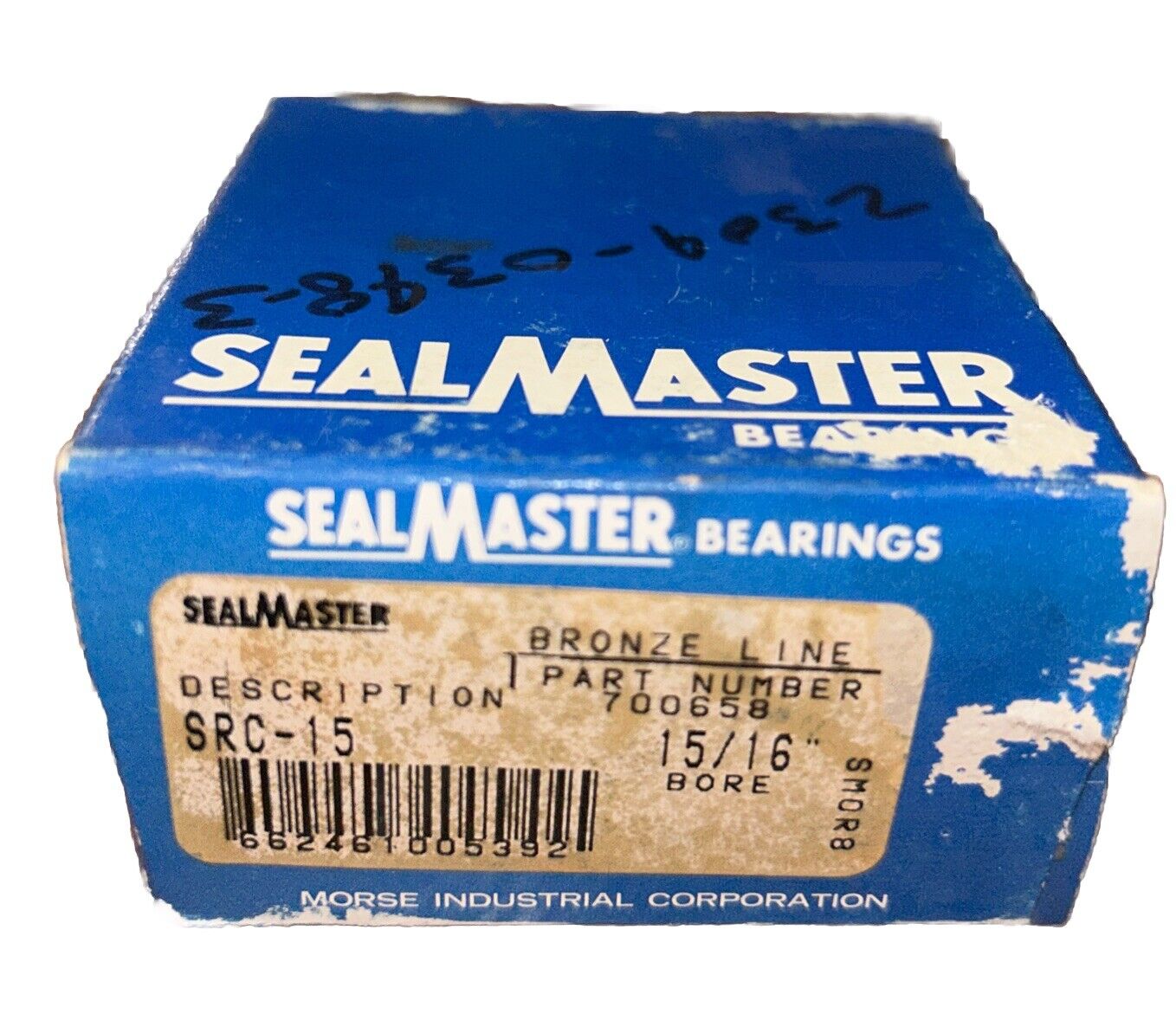SEALMASTER SRC-15 Insert Bearing Bore Dia. 15/16” Bronze Line.  700658.      Q5