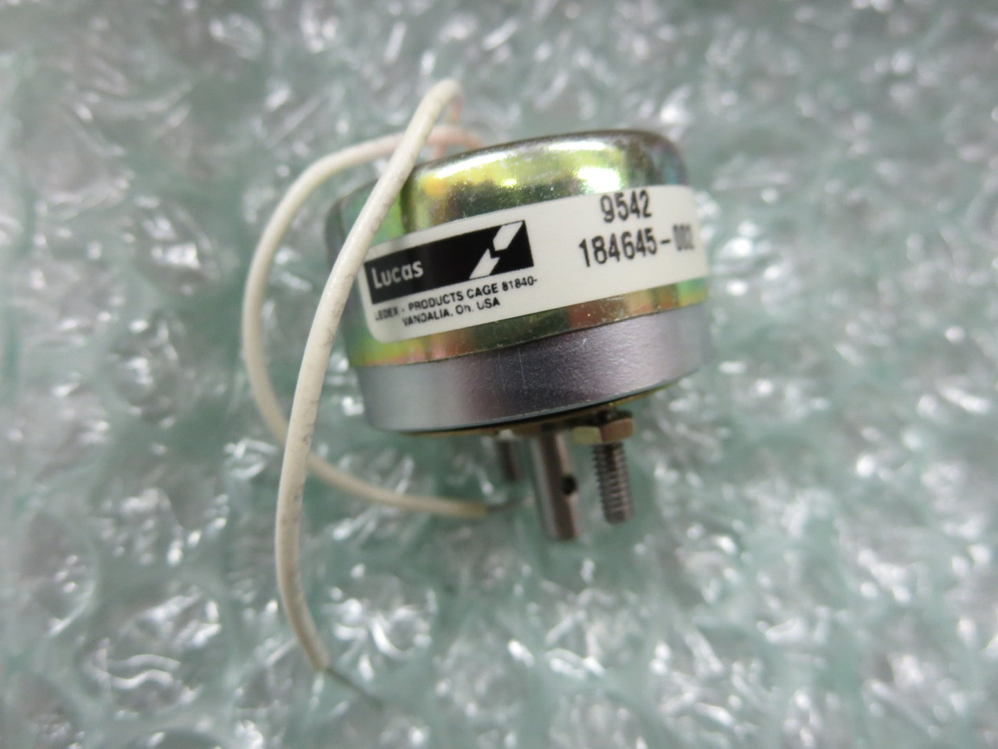 Lucas Ledex 184645-002, 9542 Rotary Solenoid