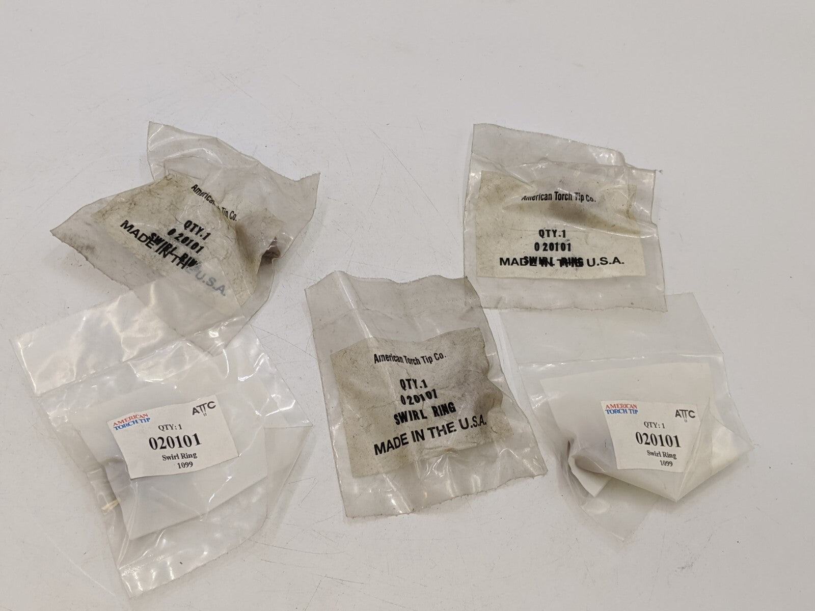 5 Piece  ATTC 020101 Swirl Ring Welding Equipment  Accessory Nozzle NOS