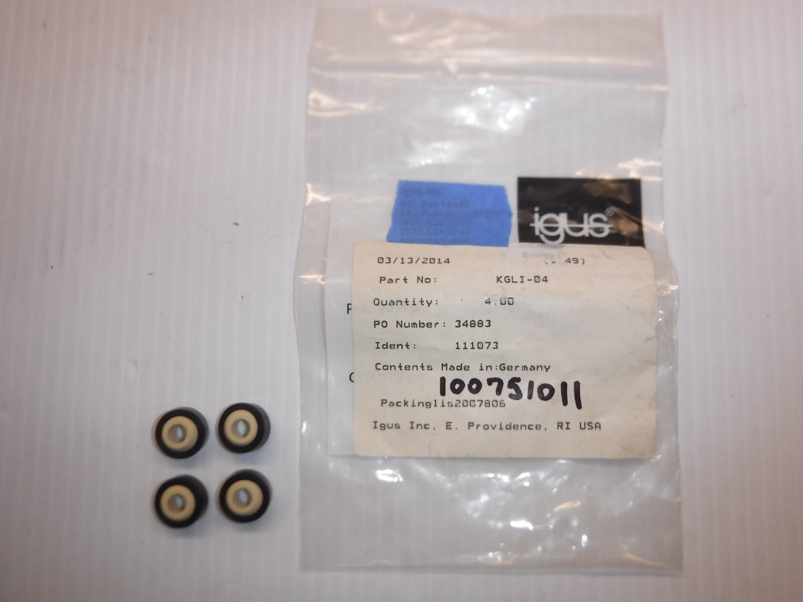 Igus KGLI-04 Spherical Bearings ** 4 In Bag **