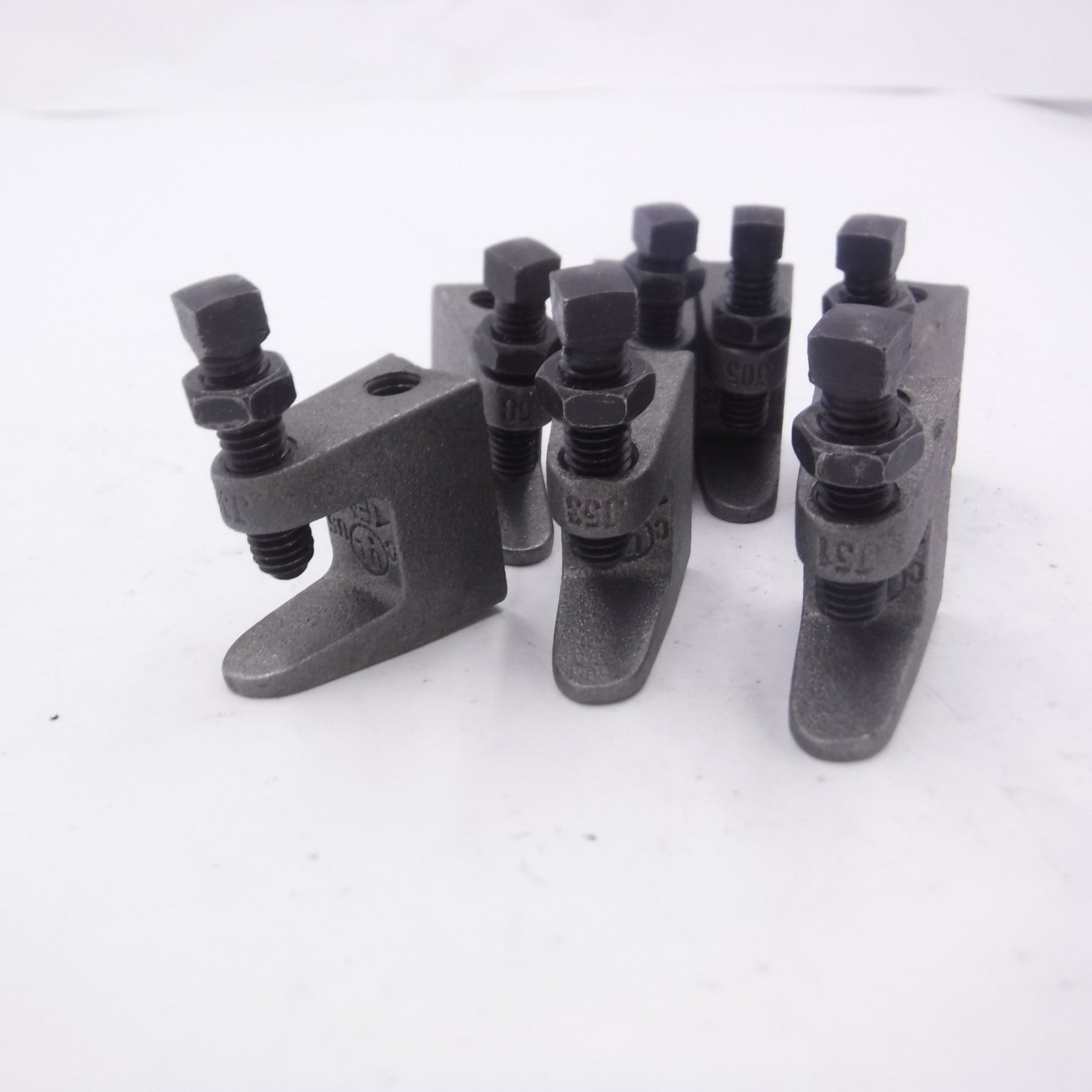 7 Pack  Caddy Universal Beam Clamp 3/4" Rod x 3/4" Thick Flange 300