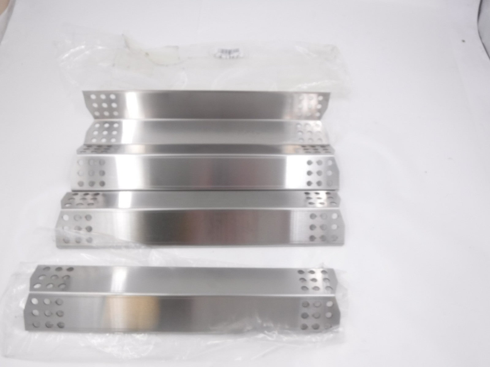 4 Pack Yiham 15-1/8"L x 3-1/4"W Stainless Steel Heat Shield Burner Cover Plates