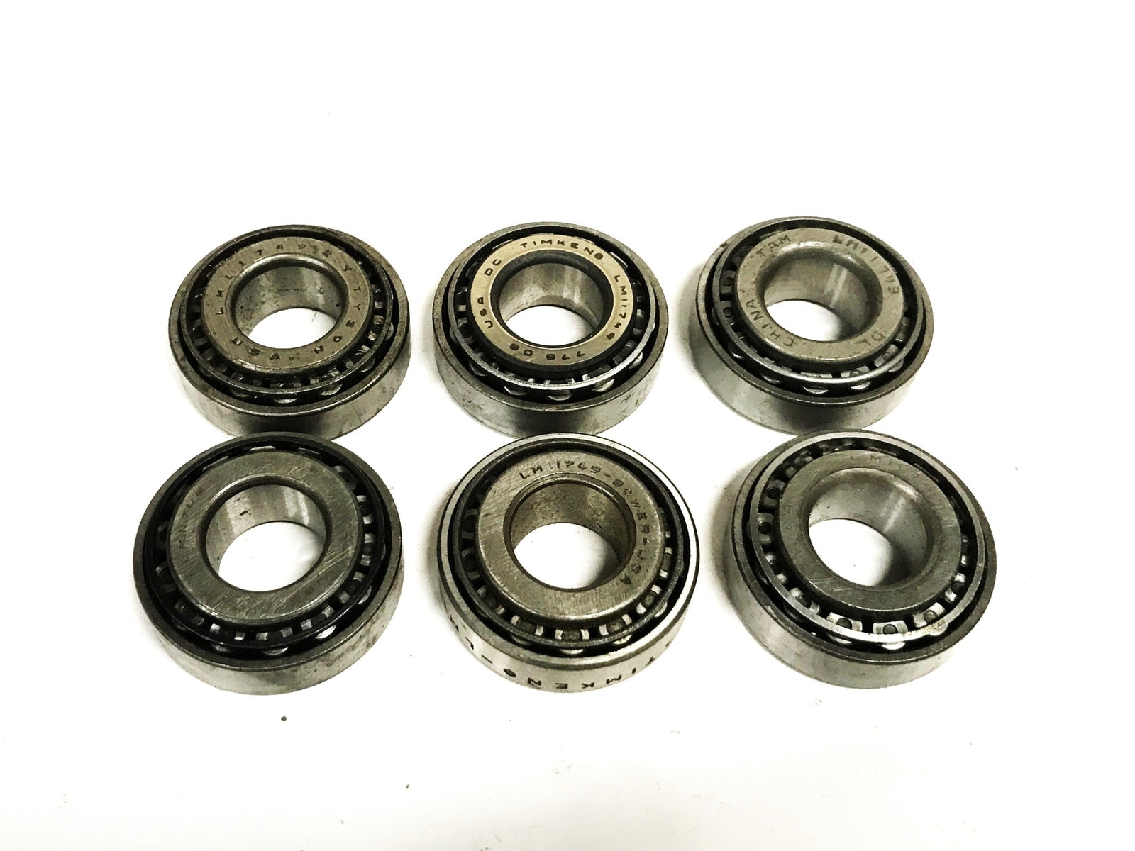 Unbranded Tapered Roller Bearing Cone and Cup LM11749/LM11710 [Lot of 6] NOS