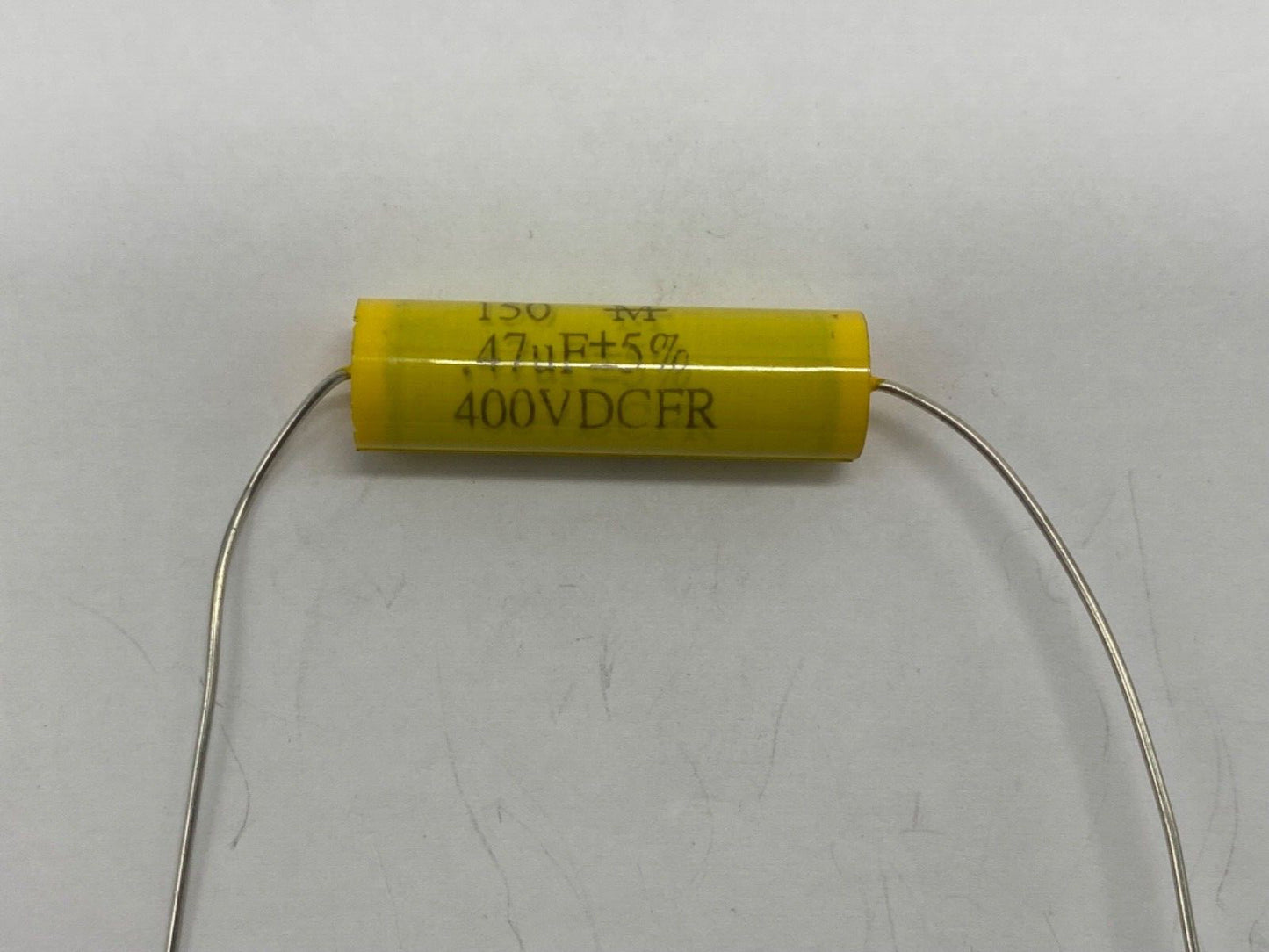Mallory 150M series metalized film capacitor axial lead 0.47uf/400V, 474J400V
