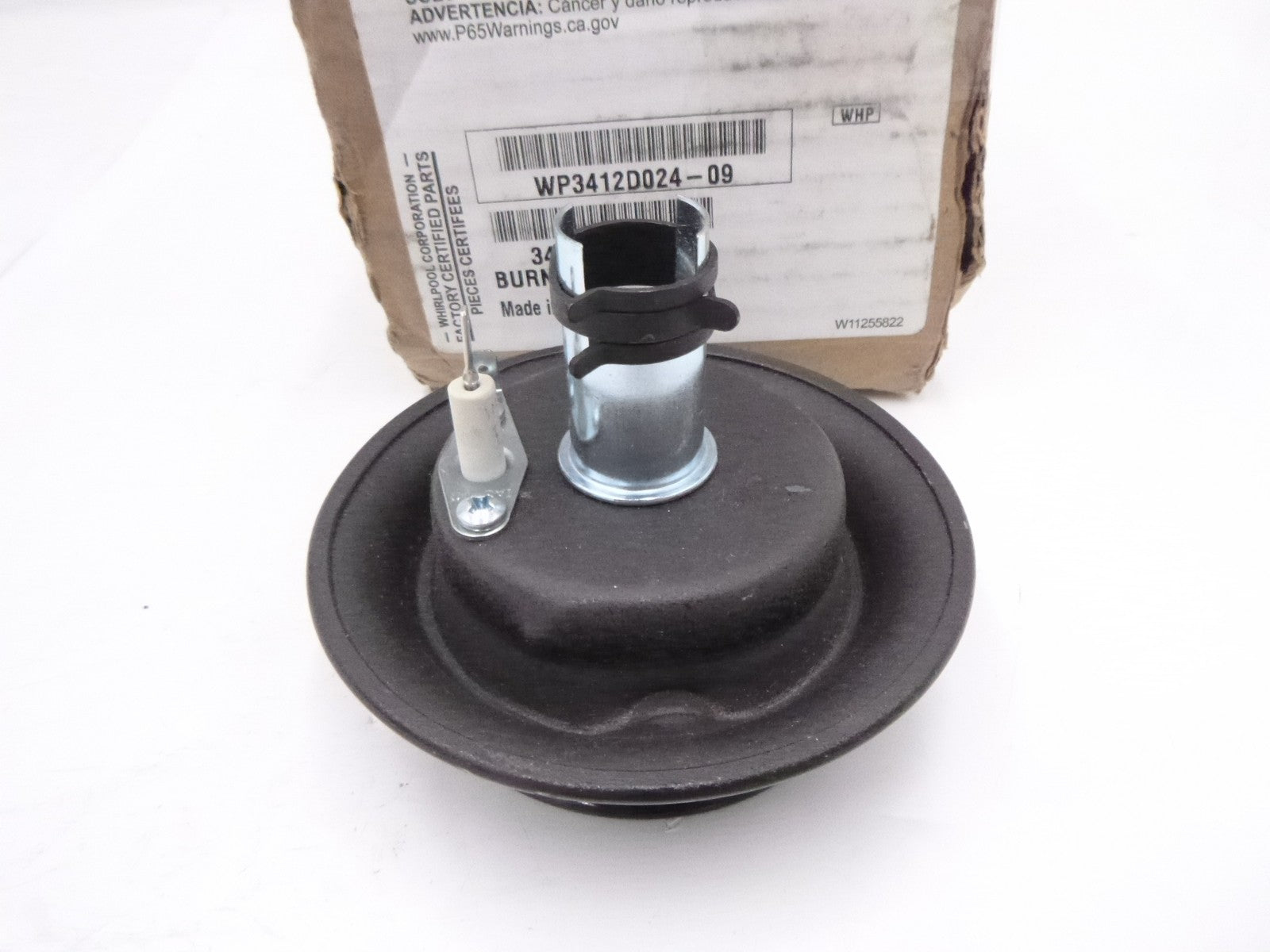 Genuine OEM Whirlpool WP3412D024-09 Sealed Gas Surface Burner