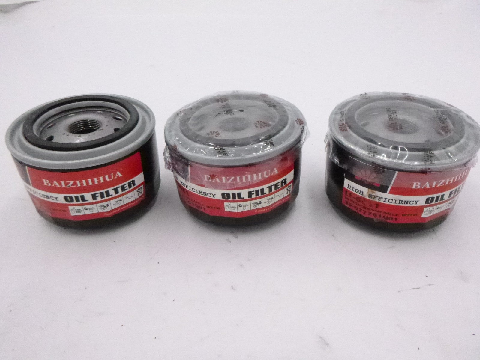 3 Pack Baizhihua Oil Filters for Mercury 75HP 80HP Outboard Engine EFI 4-Stroke