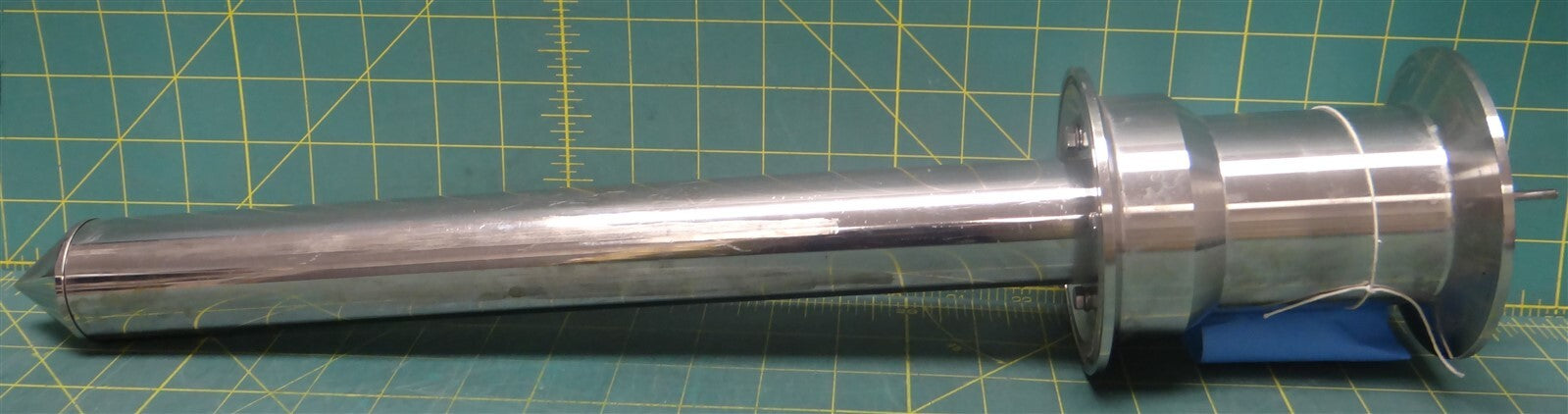 Laudenberg 38mm Cone Filling Nozzle 533.4mm Length External Shut-off 