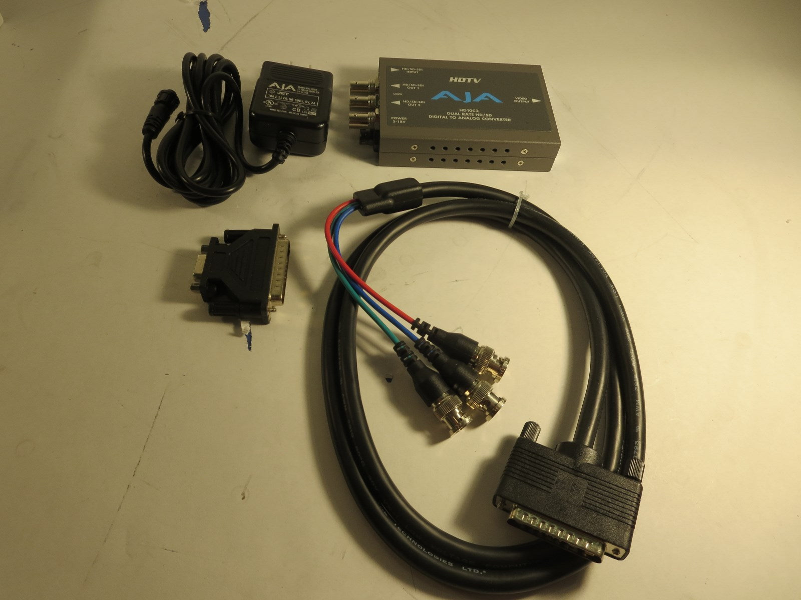 AJA Video Systems Inc., HD10C2, Dig To Anl Converter, W/Pwr Sup & Cables