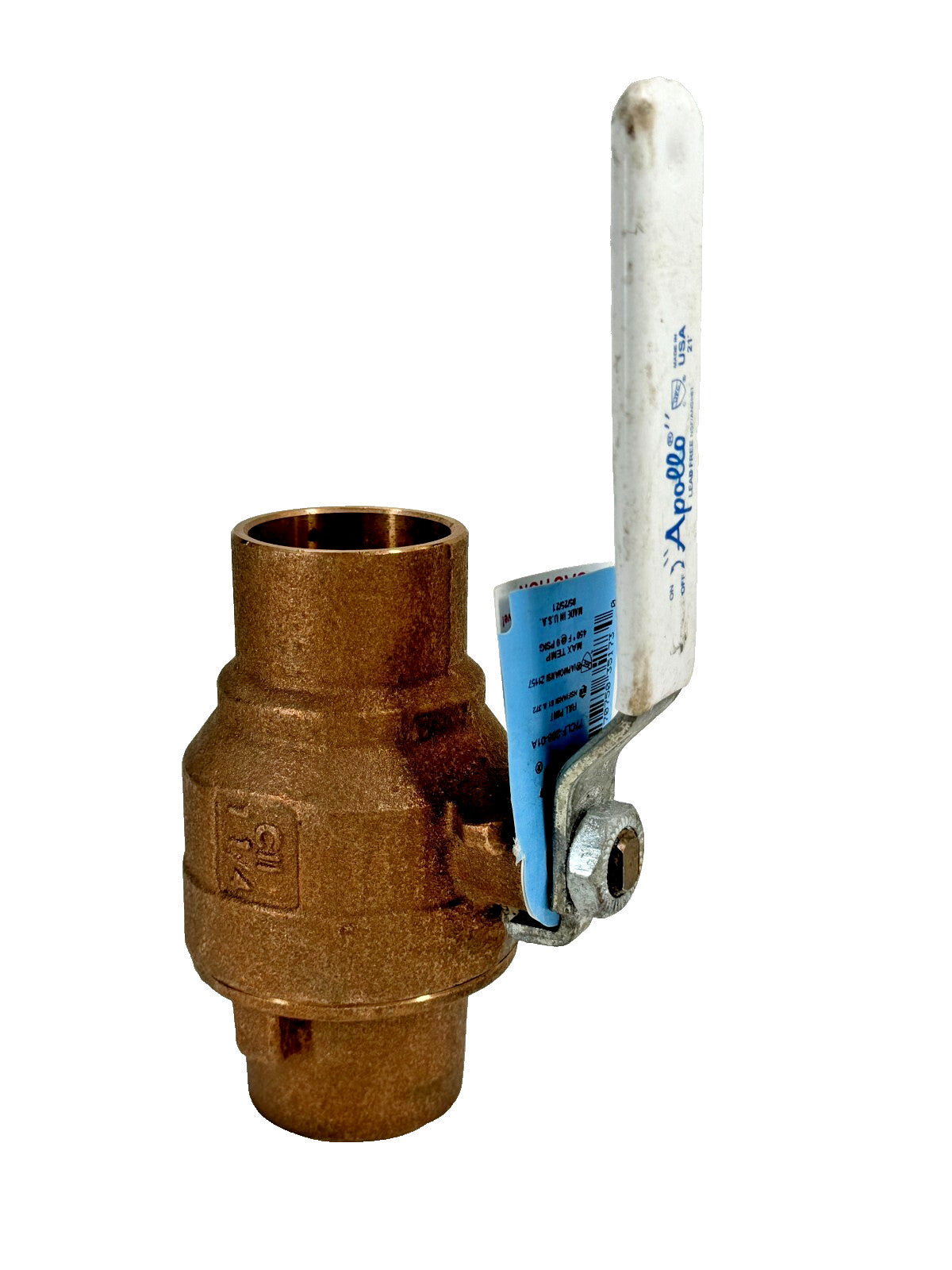 APOLLO 77CLF-A Series 1-1/4" Solder 2-Pc Full Port Bronze Ball Valve LEAD FREE
