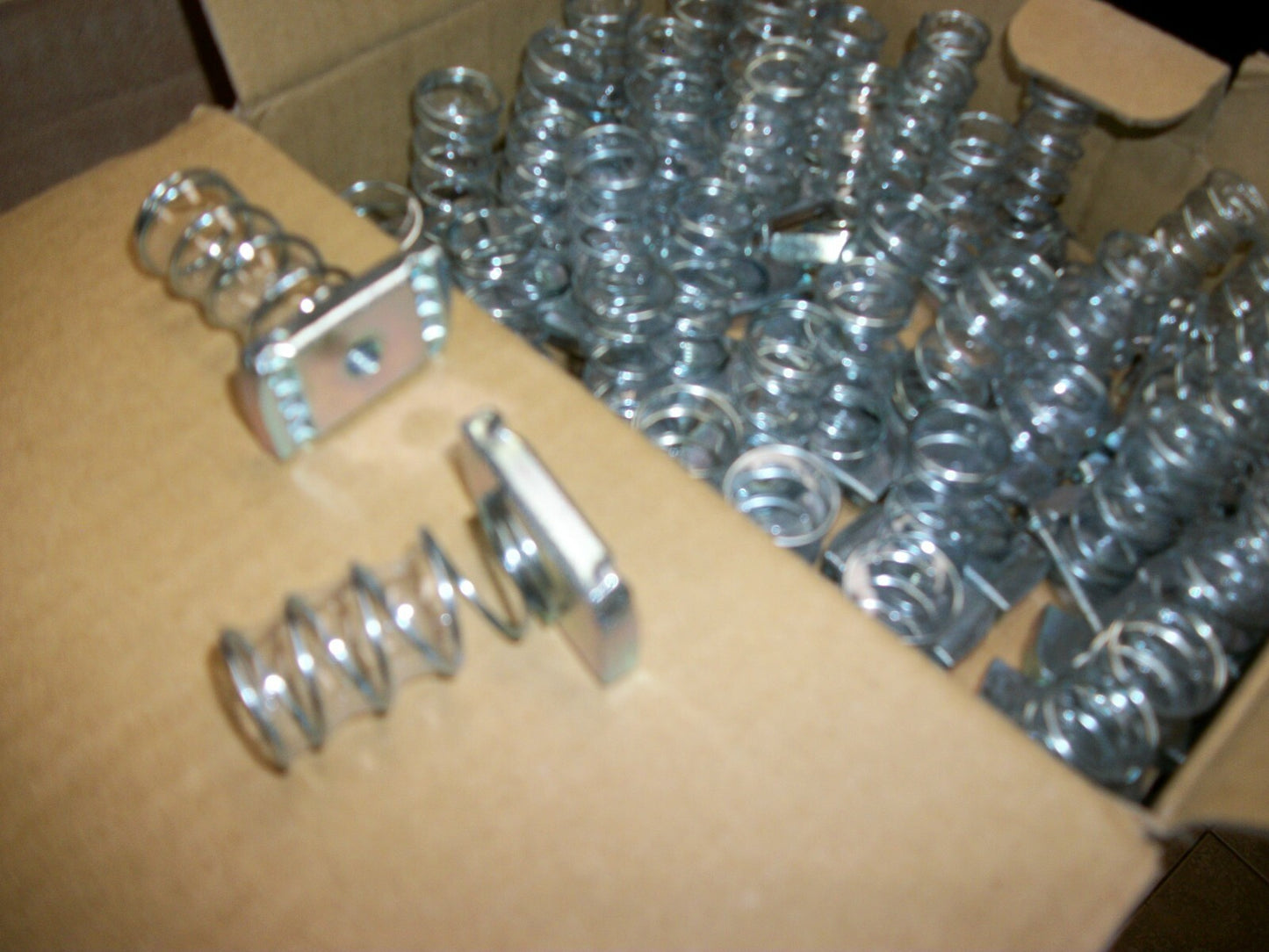 PARTIAL  CASE OF 84   Strut CHANNEL  NUT Galvanized Steel Regular Spring CENTAUR