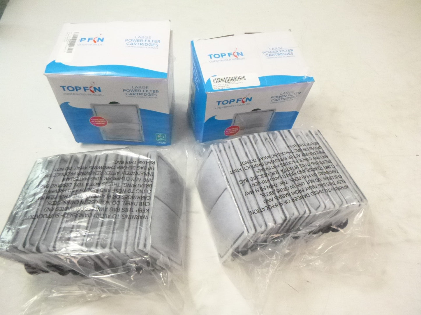 24 Pack Top Fin Large Power Filter Cartridges