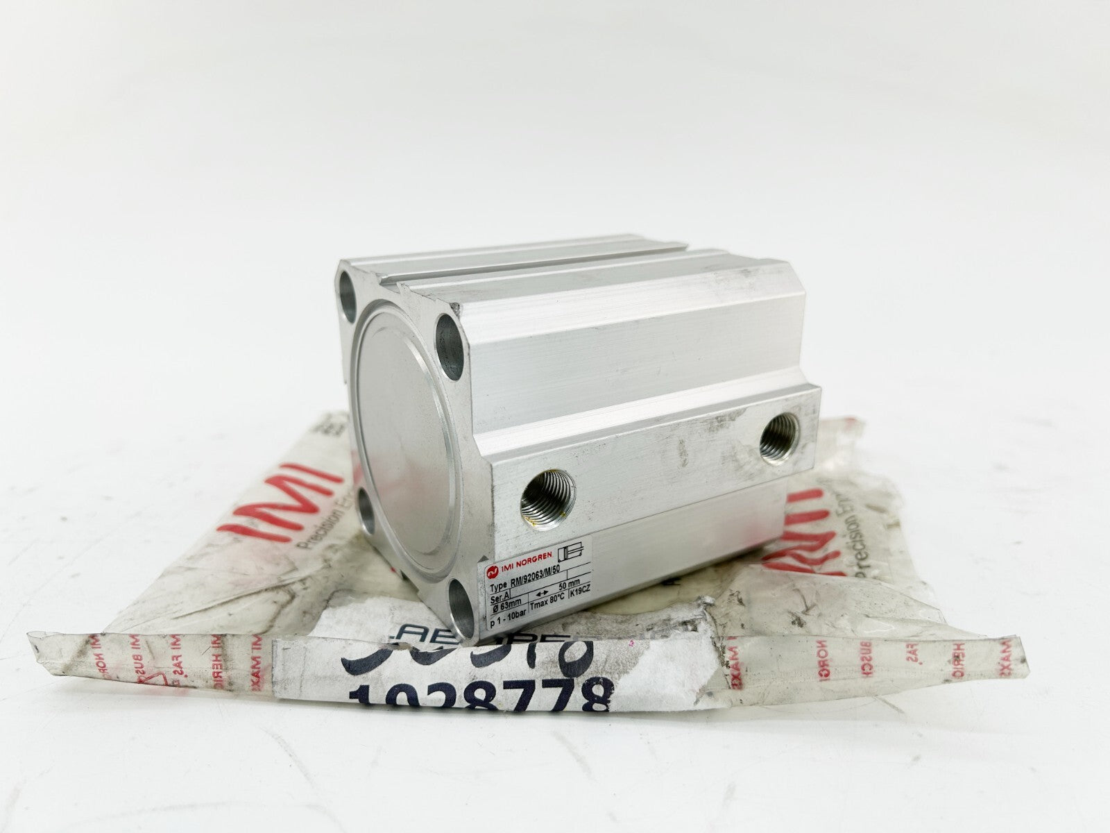 New IMI Norgren RM/92063/M/50 Pneumatic Cylinder 63MM Bore 50MM Stroke 10Bar