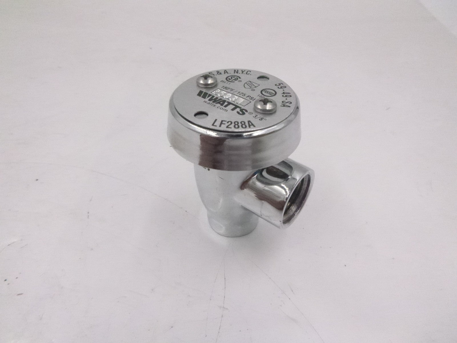 Watts LF288A Lead Free 3/8" x 3/4" Anti-Siphon Vacuum Breaker Valve