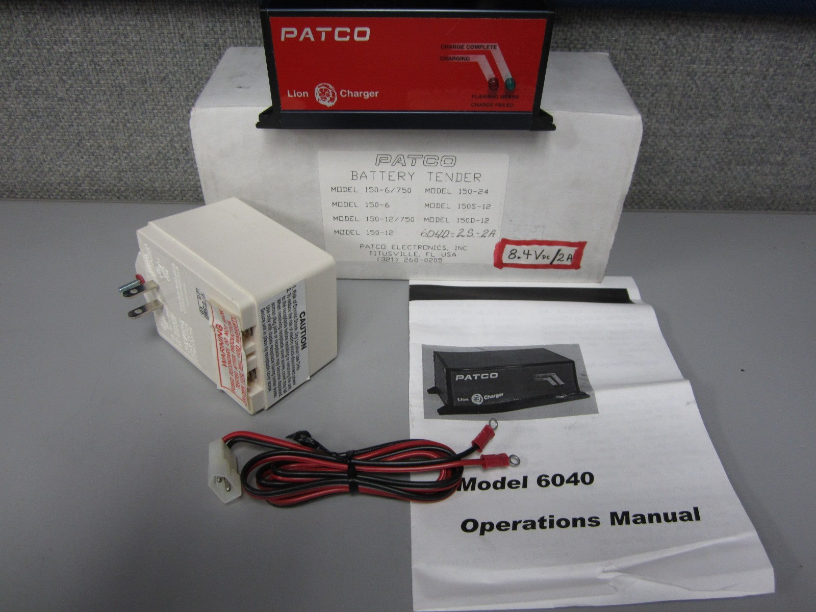 Patco Battery Tender Lion Charger 6040-2S-2A  2605E