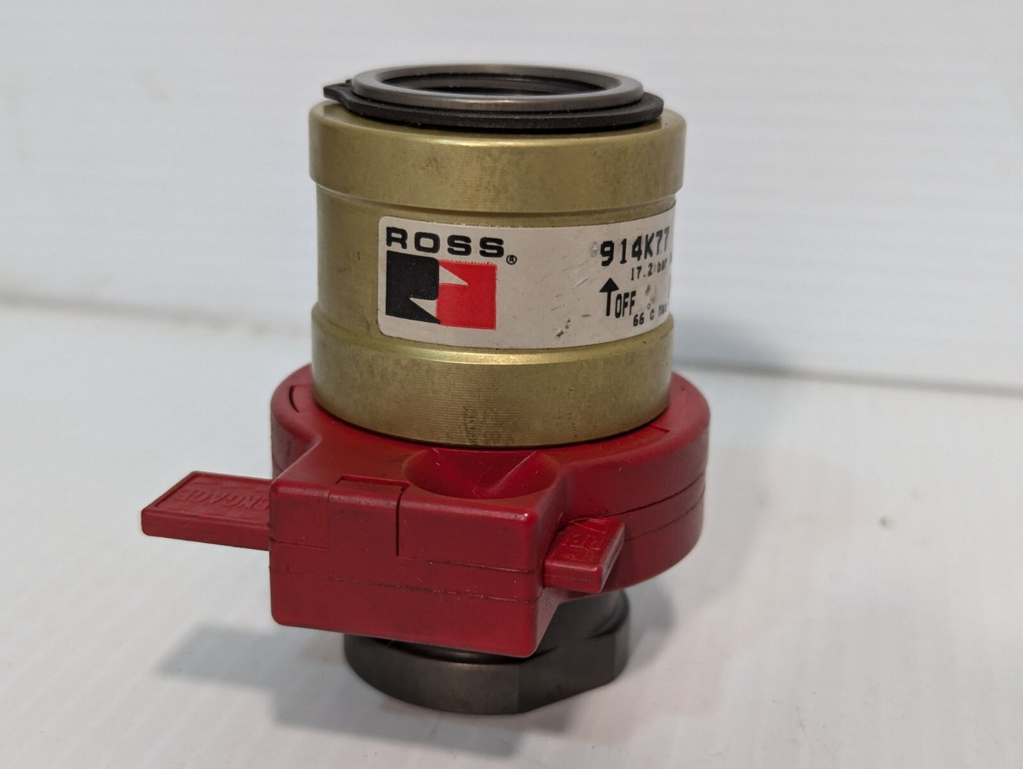 Ross 914K77 1/4" Slide Shutoff Valve HL, 17.2 Bar Max -