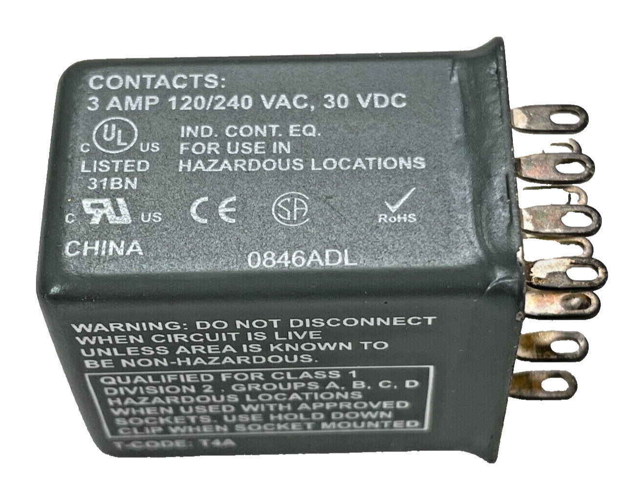 Magnecraft 782XDXH10-110VDC Relay, 3 Amp, 120/240 VAC, 30 VDC *NIB*