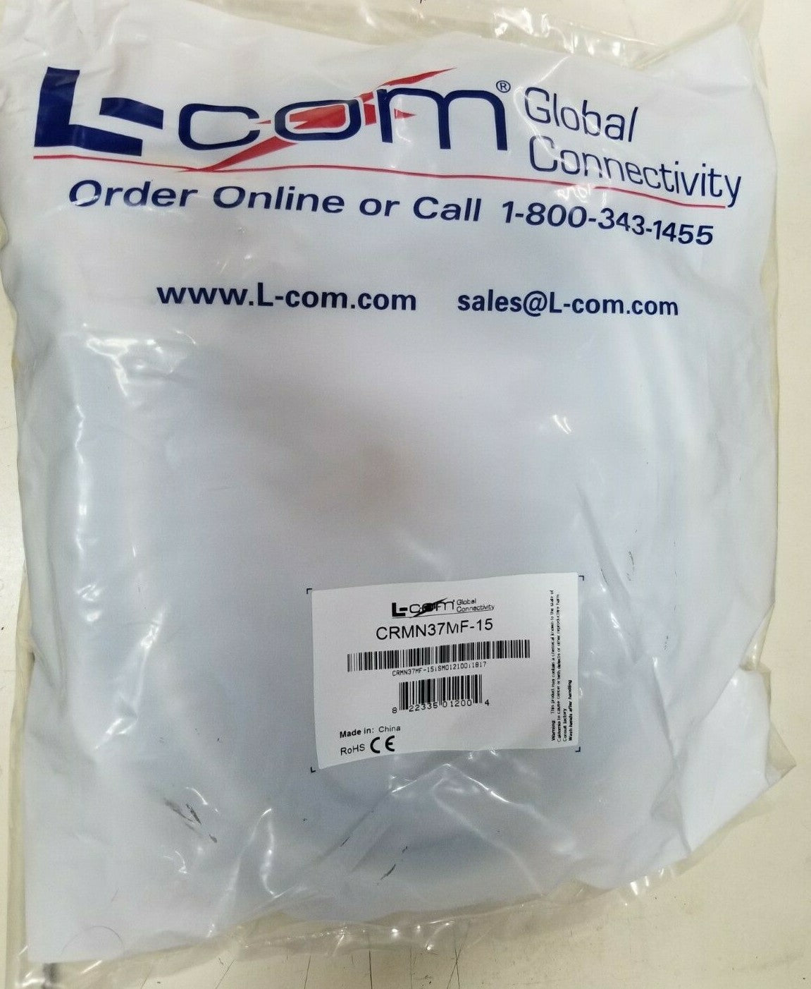 L-COM CRMN37MF-15