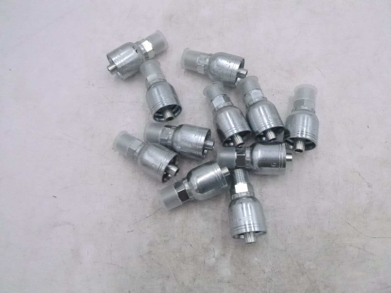 11 Pack Jason Female Swivel 45° Flare Straight Hydraulic Hose Coupling