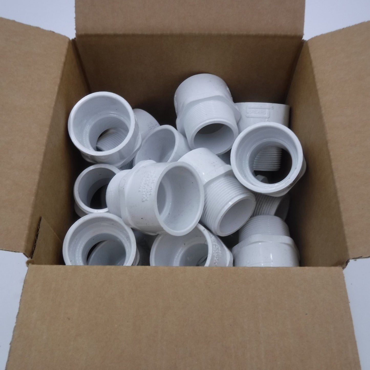 25 Pack Spears 1-1/2" PVC SCH 40 Male Adapter 436-015