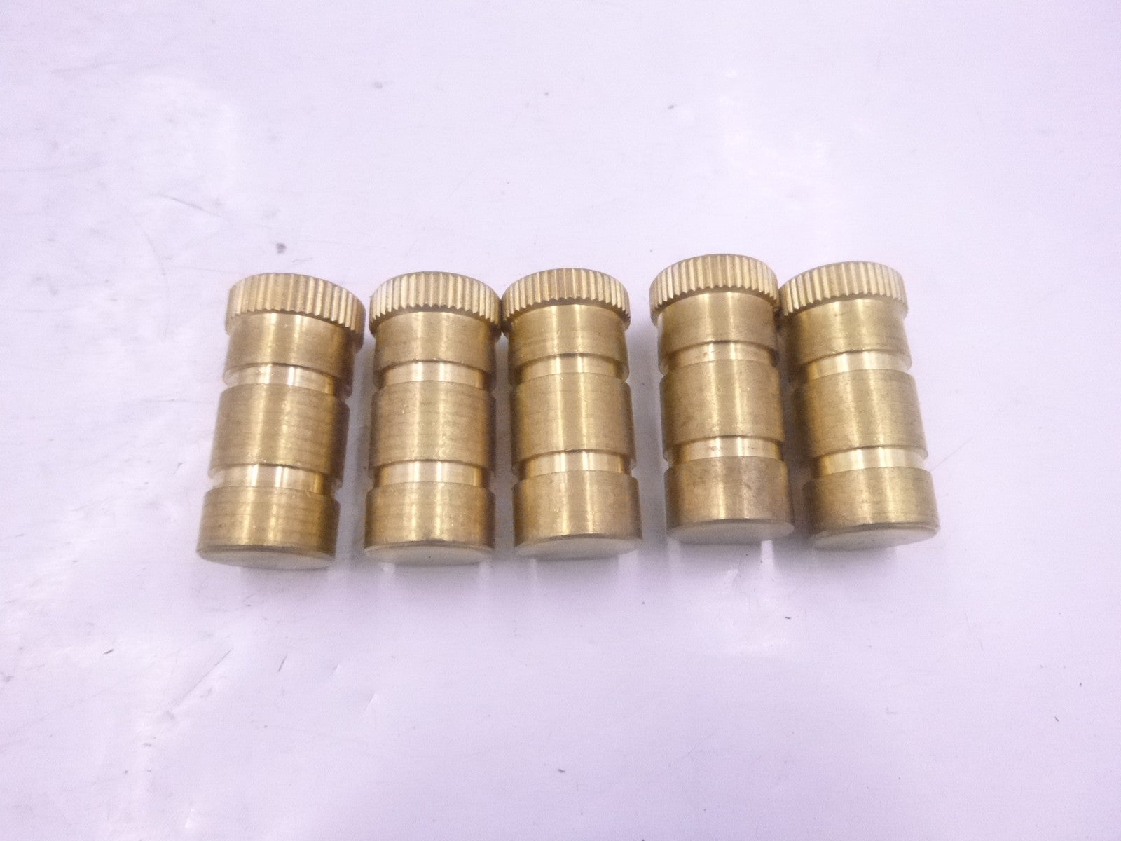 5 Pack Latham MH212 Safety Cover Male/Female Brass Anchor Assembly